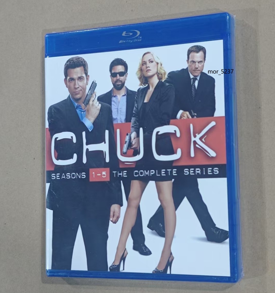 Chuck The Complete Seasons 1-5 Blu-ray (5 Discs Box Set) Zachary Levi NEW