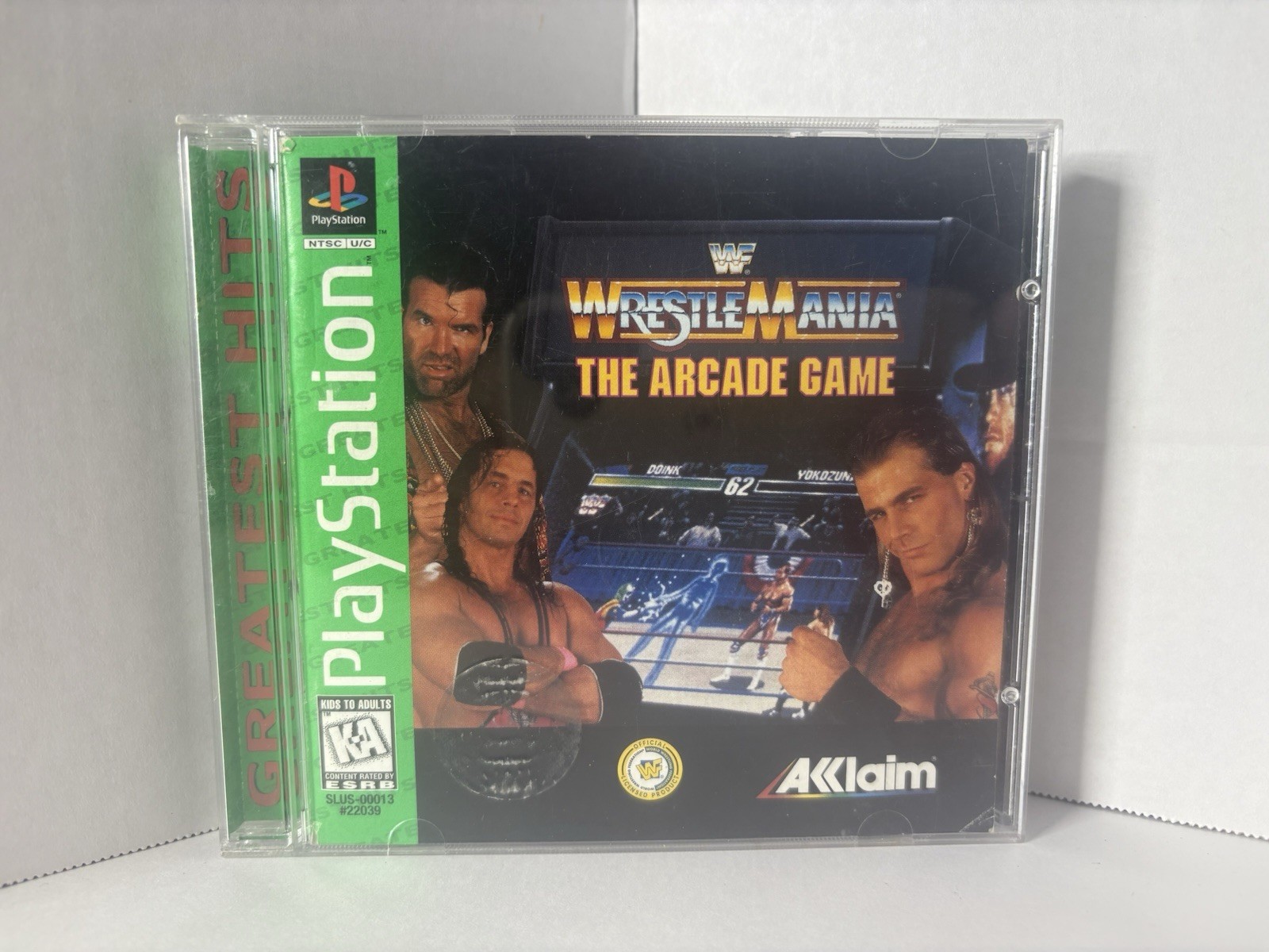 WWF WrestleMania: The Arcade Game (PS1) Greatest Hits / Complete WWF WrestleMania: The Arcade Game (PS1) Greatest Hits / Complete