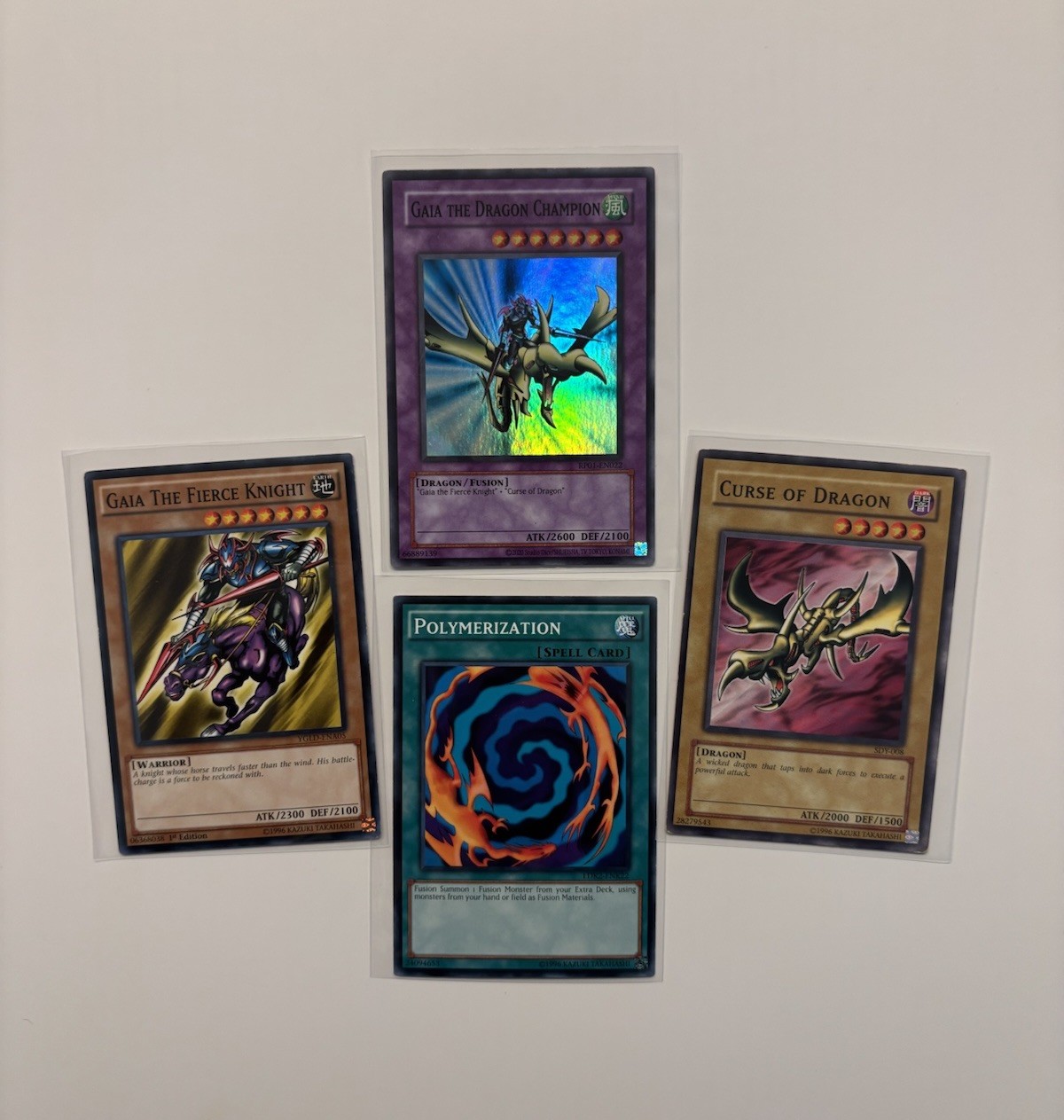 Yu-Gi-Oh Gaia Dragon Champion Fusion Set w/ Polymerization | NM Bundle