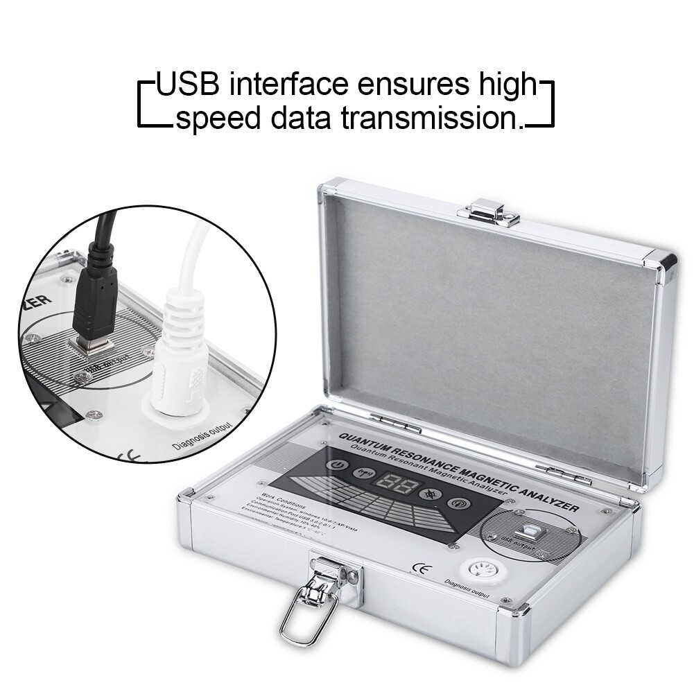 Advanced Quantum Magnetic Resonance Sub-Health Body Analyzer Spanish & English