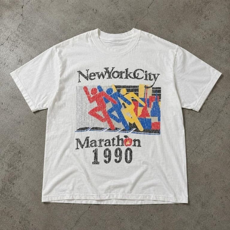 Vintage New York City Marathon 1990 T-Shirt Vintage New York City Marathon 1990 T-Shirt