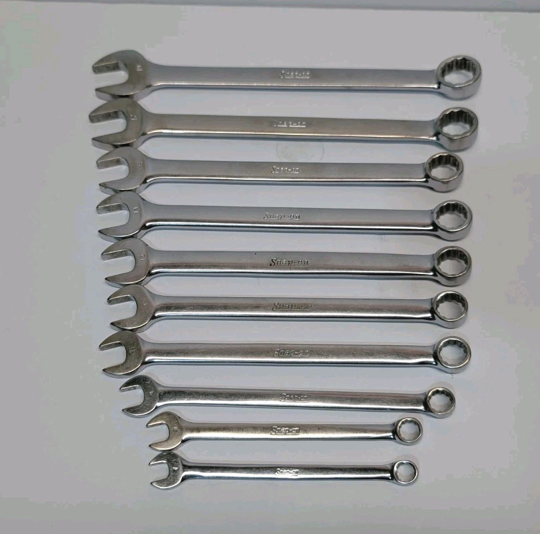VTG Snap On Partial Wrench Set 10 Pc Metric OEXM 12 Pt 7-9mm,11-15mm,17mm,19mm