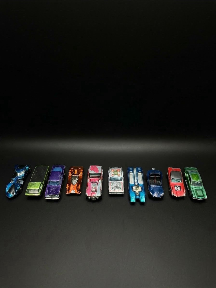 Vintage Hot Wheels Redline Lot of 10 1960s 1970s Mattel Diecast Cars