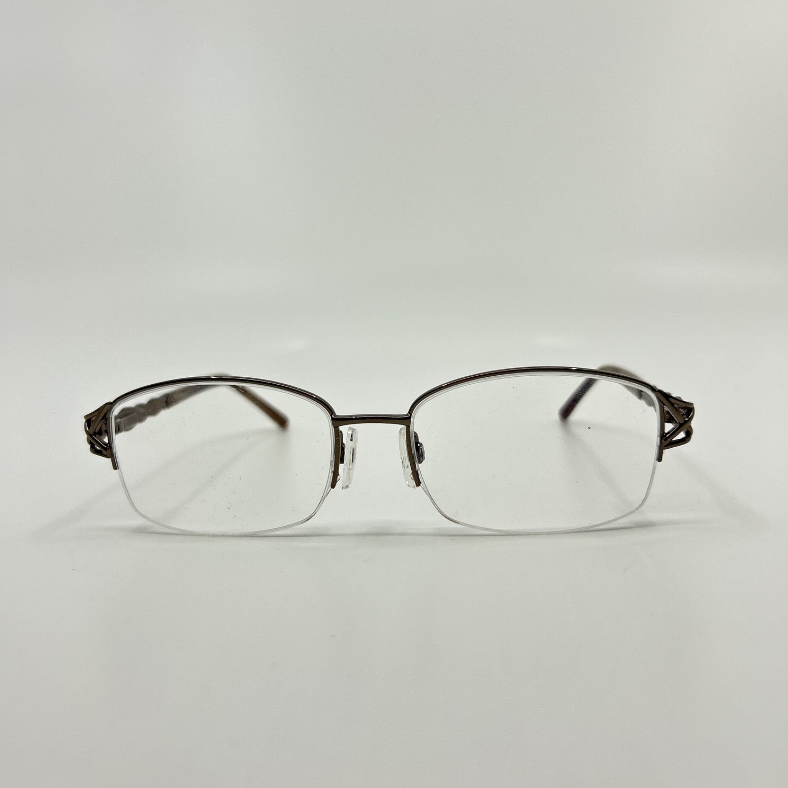Sophia Loren\'s Beau Rivage 60 Zyloware 200 Eyeglasses Frame Brown 53-17-135 5432
