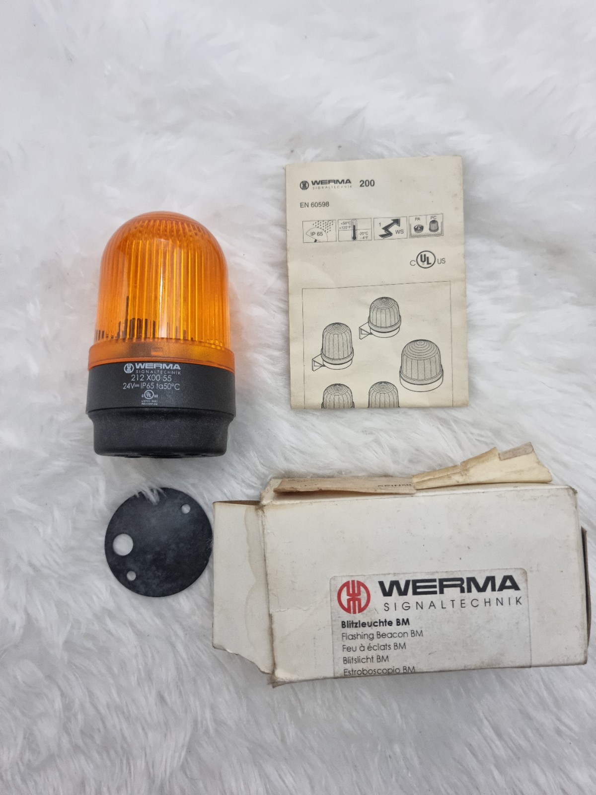 NEW WERMA SIGNALTECHNIK 212 300 55 Industrial warning beacon 24v 21230055