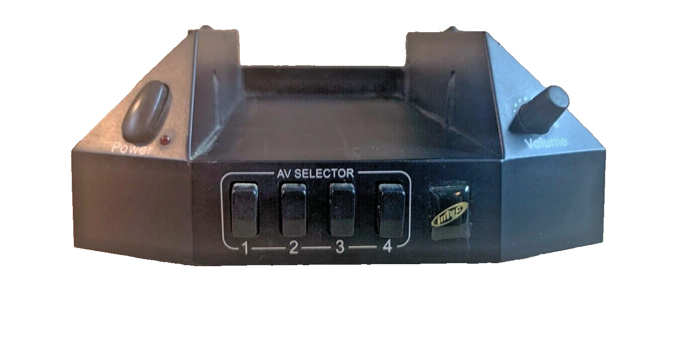 Intec PS2 Docking Station: Multi AV Selector: Untested: Sony Playstation 2, RARE
