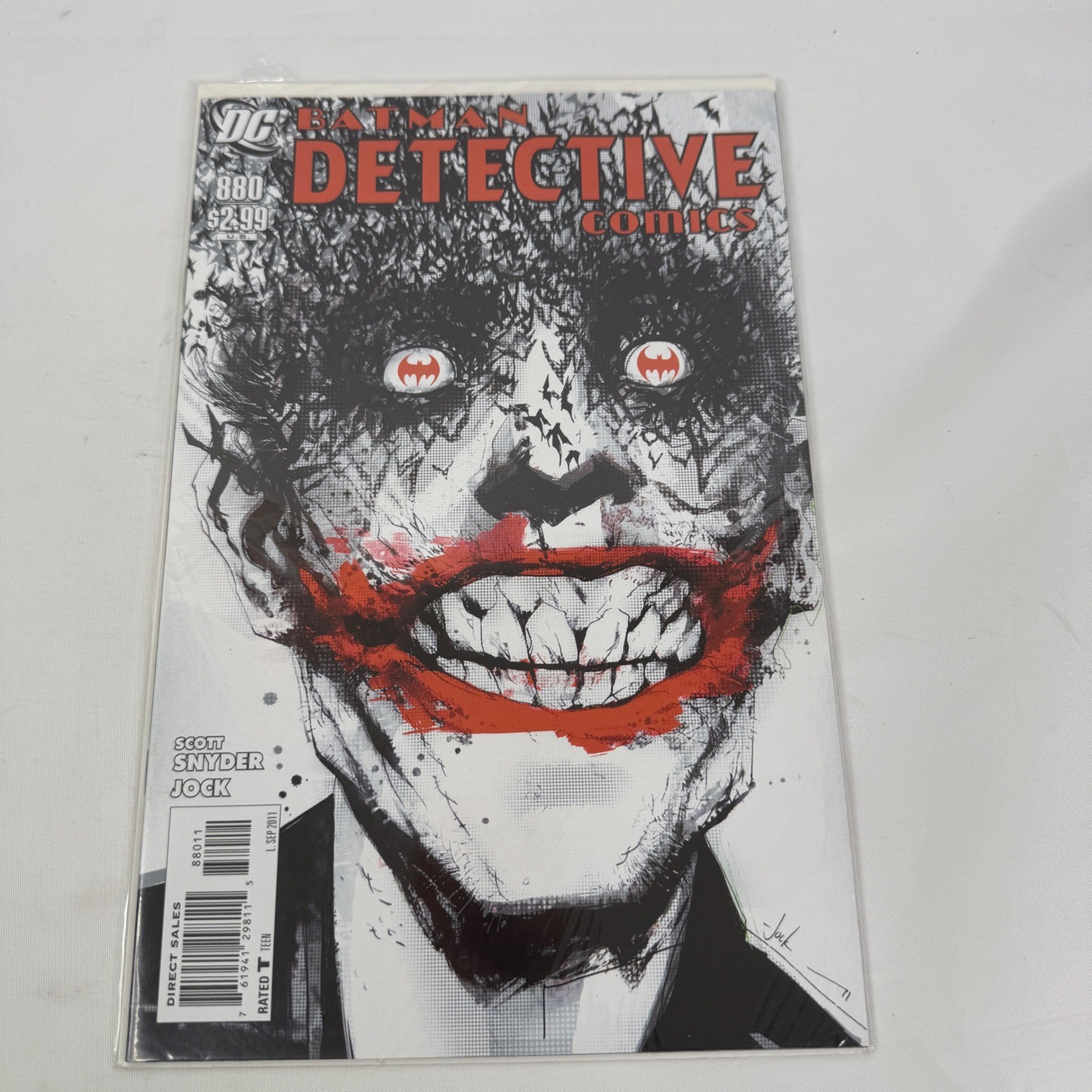 DC Detective Comics 880 Joker Cover Scott Snyder Jock 2011 Batman 1st print DC Detective Comics 880 Joker Cover Scott Snyder Jock 2011 Batman 1st print