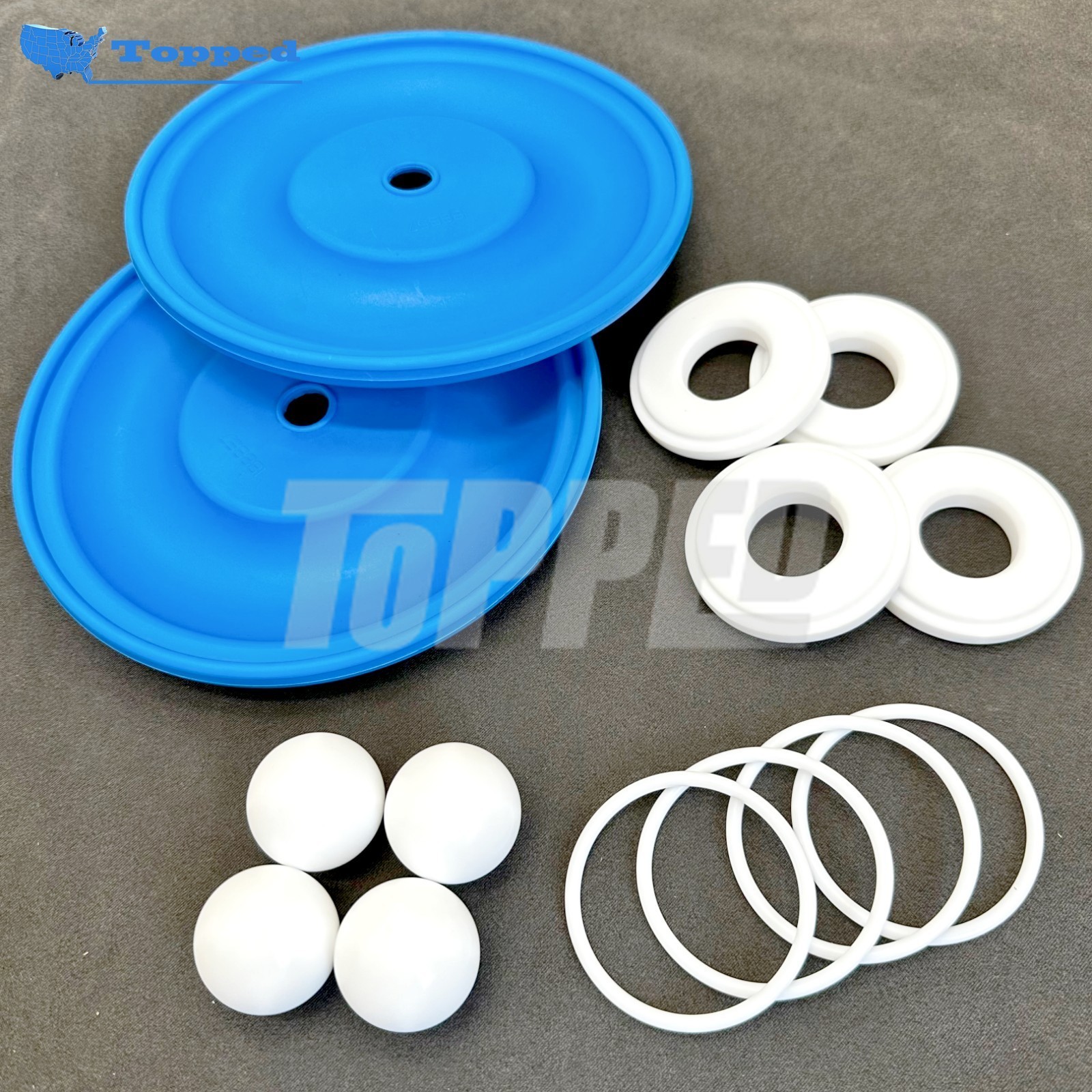 25A857 Complete Maintenance Kit for Graco Husky 1050 Diaphragm Pump