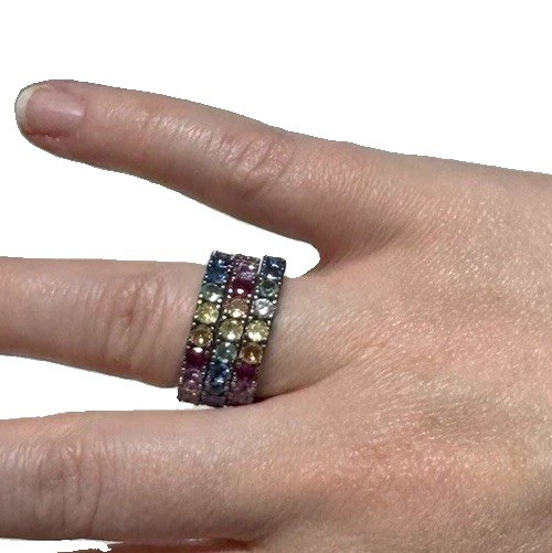 Bomb Party Mental Health Awareness Collection Set of 3 rings size 7