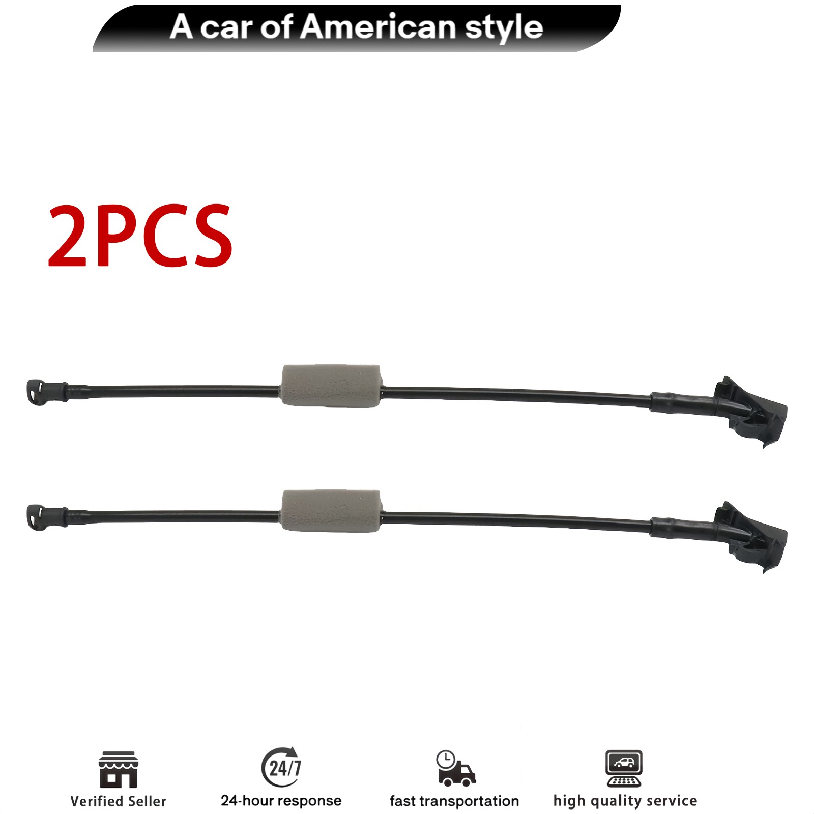 1Pair Windshield Washer Nozzle 68291571AB Fits Ram 1500 2019 2020 2021 2022 2023