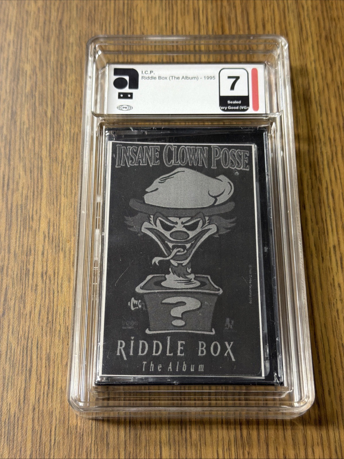 Insane Clown Posse Riddle Box Reference Cassette Tape AMG Graded 7 Sealed ICP 95