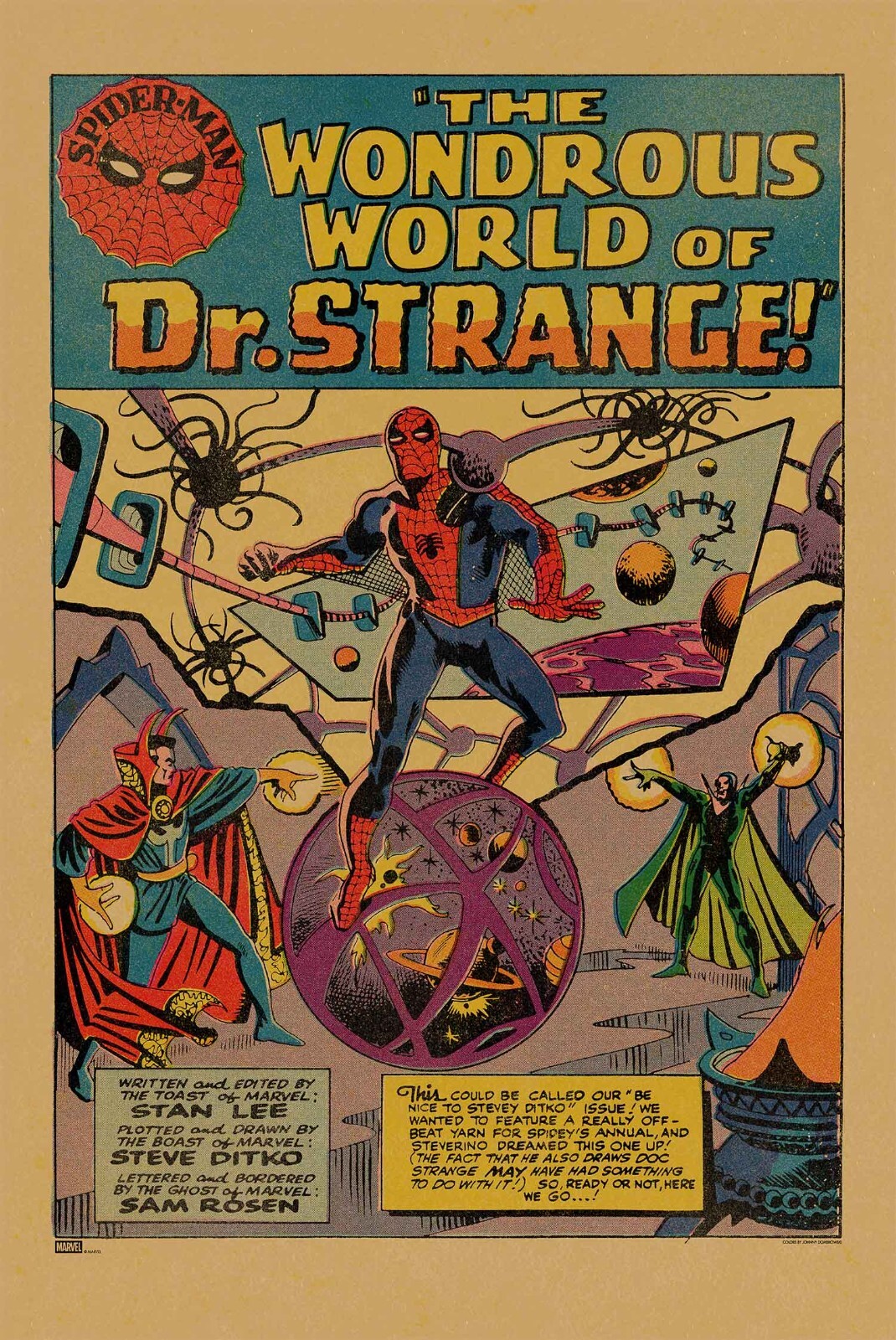 The Amazing Spider Man, Annual 2 The Wondrous World Of Doctor Strange Poster