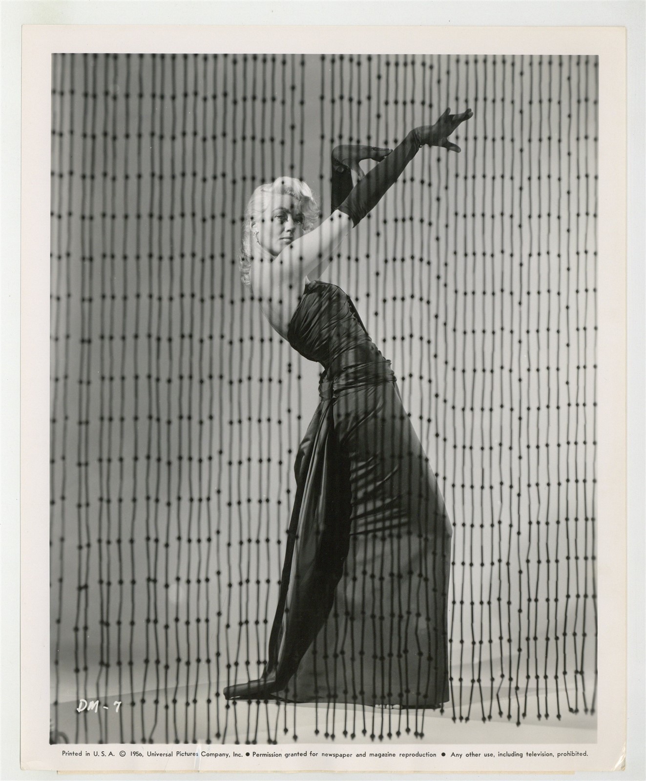 Dorothy Malone 1956 Dramatic Pose Type 1 Original Photo Academy Award J15669