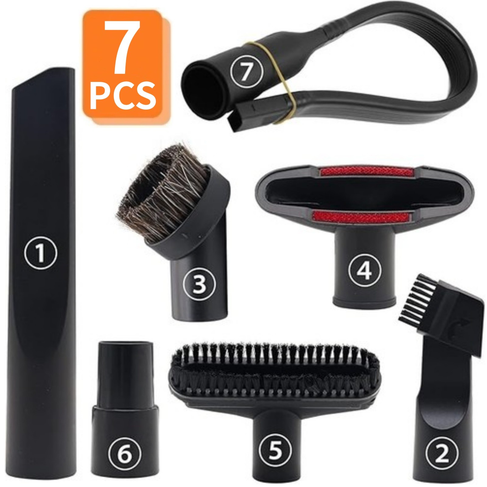 7Pcs for Shop Vac Household Cleaning Kit Attachments Vacuum Cleaner Accessories