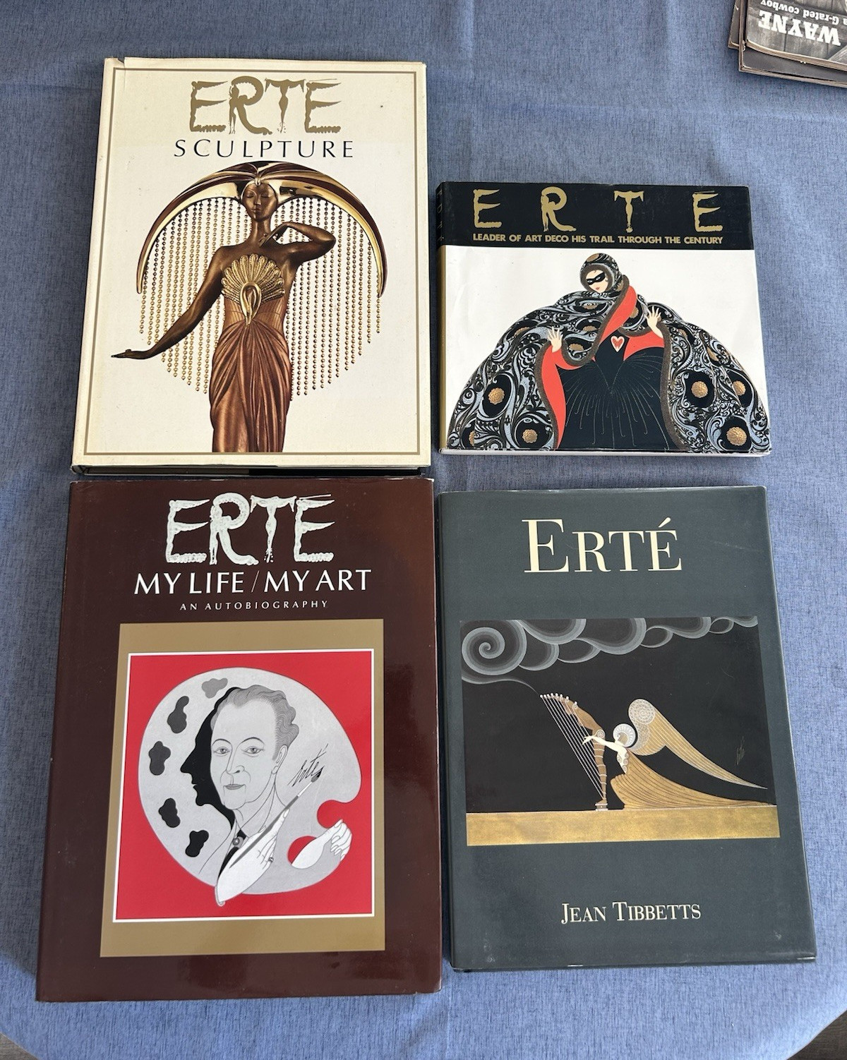 Erté Art Book Collection (4) – Art Deco Coffee Table Books – Sculpture & Fashion