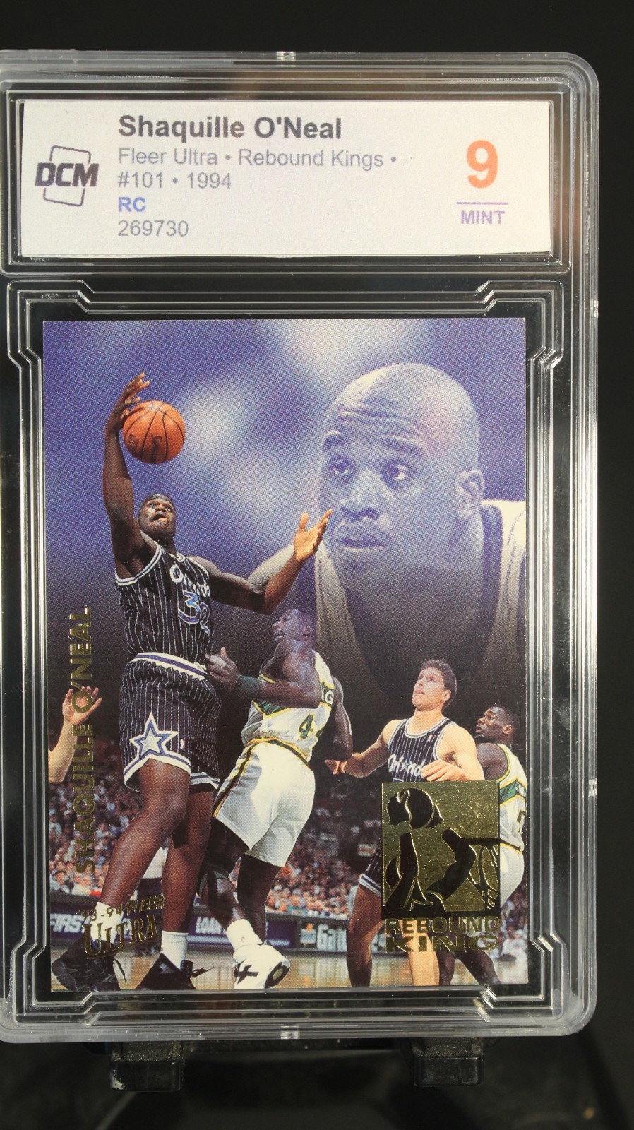 1994 Fleer Ultra Rebound Kings Shaquille O\'Neal #101 Orlando Magic 