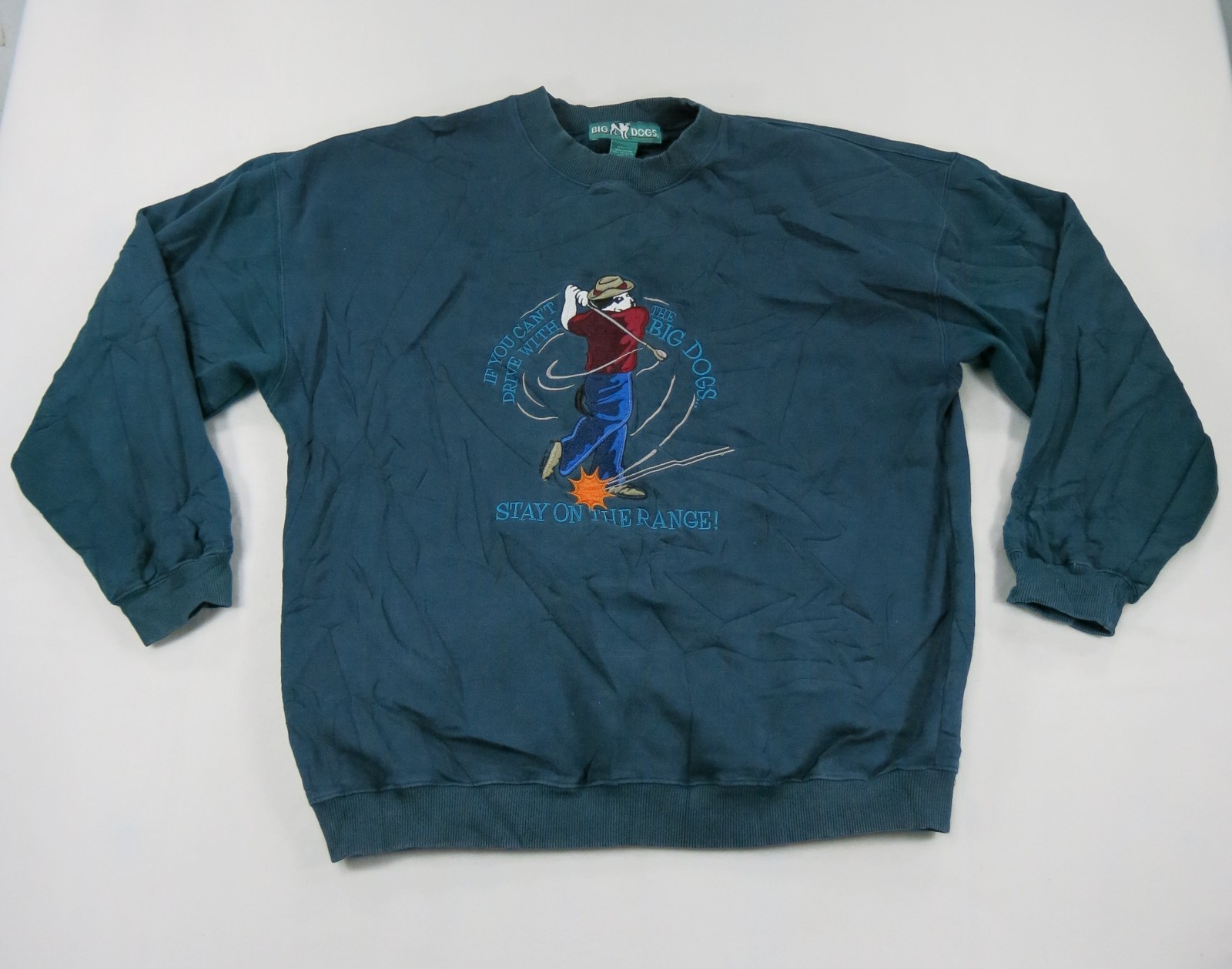 Vintage Big Dogs Embroidered Golf Crewneck Sweatshirt XL Vintage Big Dogs Embroidered Golf Crewneck Sweatshirt XL