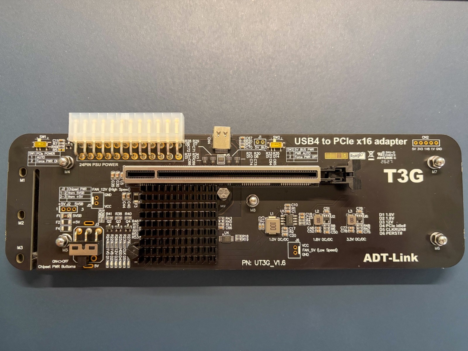 ADT-Link ADT-UT3G USB4 to Pcie x16 eGPU Adapter US ADT-Link ADT-UT3G USB4 to Pcie x16 eGPU Adapter US