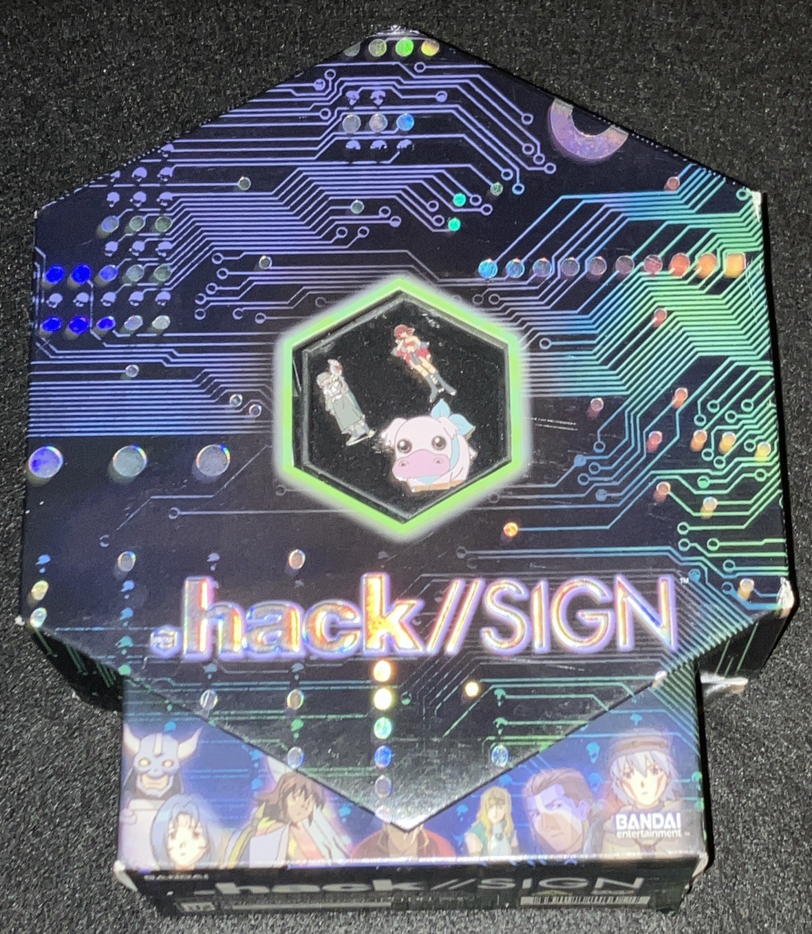 RARE dot .hack SIGN Complete Collection Series DVD Set Collectible Pins Bandai RARE dot .hack SIGN Complete Collection Series DVD Set Collectible Pins Bandai