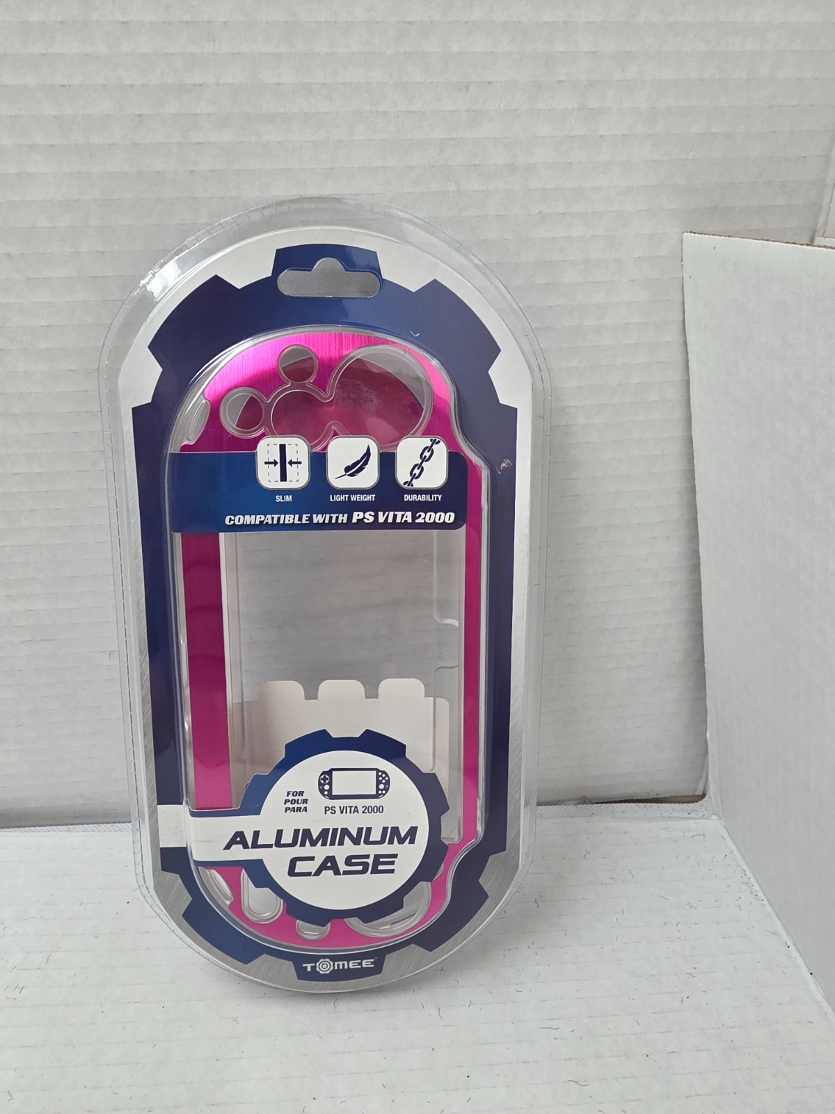 NEW HOT PINK  Plastic & Aluminum FULL Shell Case for the PSVITA  PS VITA 2000