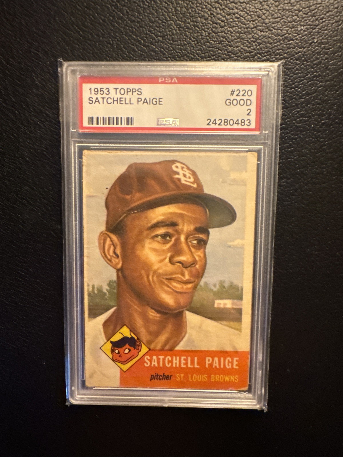 1953 Topps  #220 Satchell Paige PSA 2 GOOD HOF Iconic Card - price drop