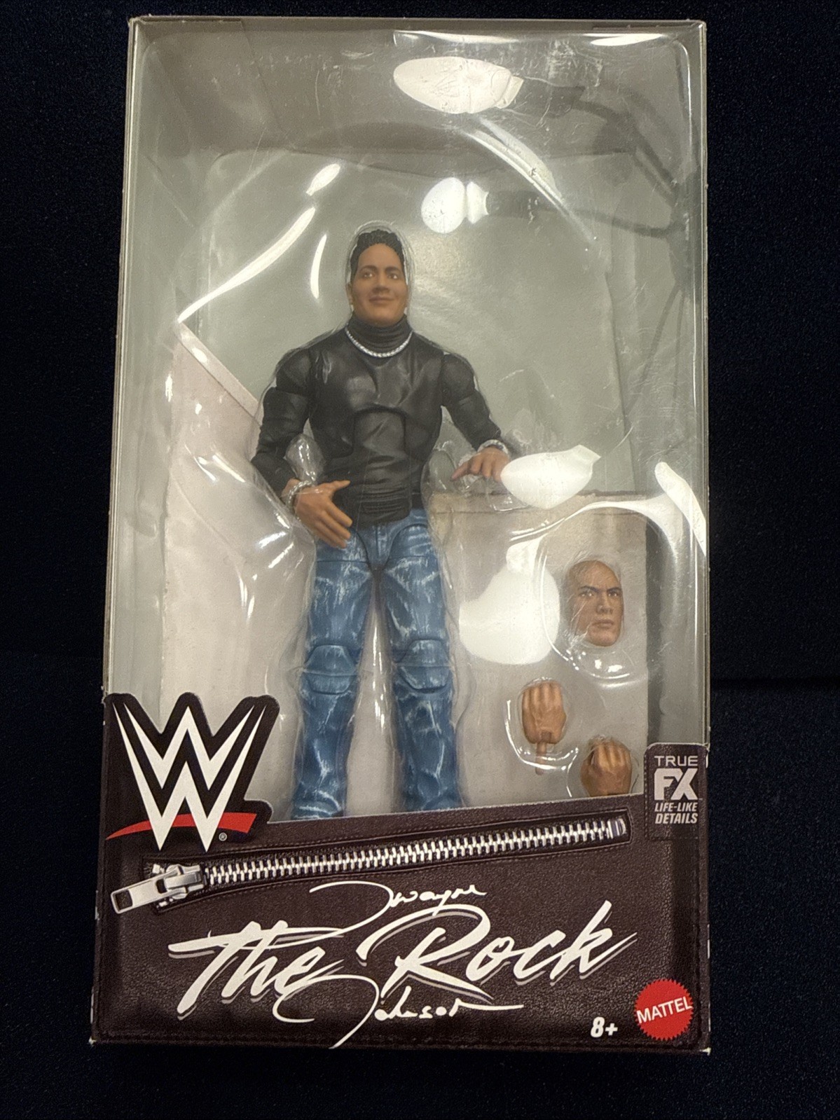 2026 WWE Mattel Elite The Rock Turtleneck Figure WRESTLEMANIA 42 STORE EXCLUSIVE
