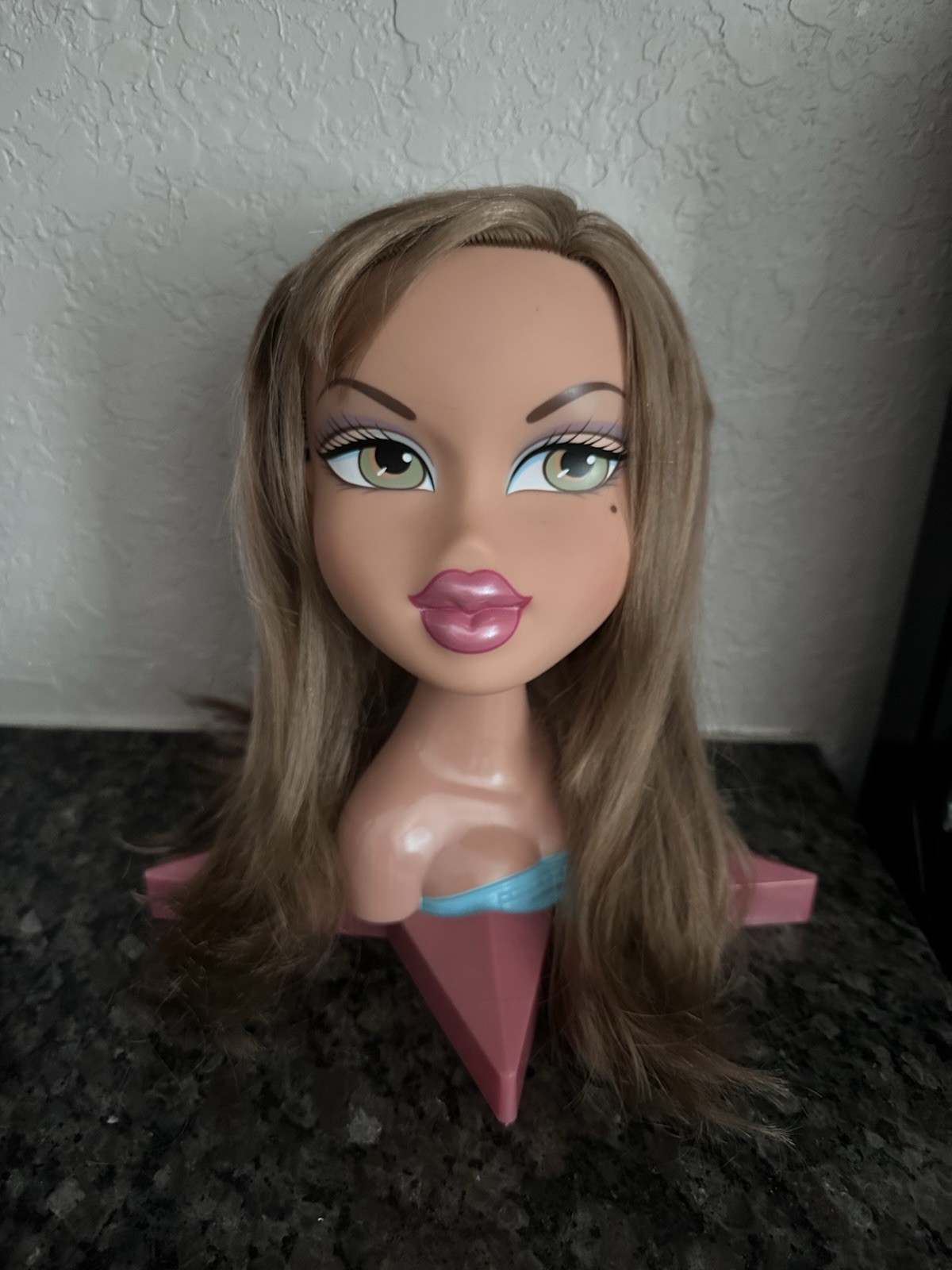 Rare 2002 Bratz Sweet Dreamz Pajama Party Yasmin Funky Fashion Makeover Head