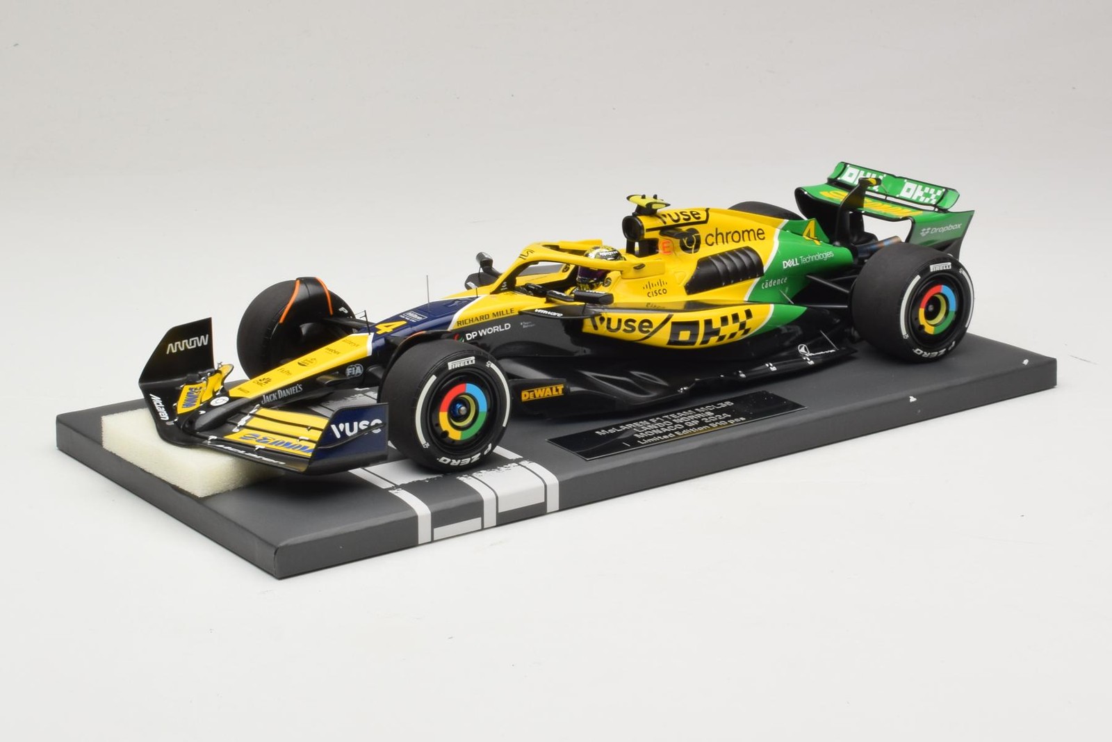 McLaren MCL38 #4 L. Norris Monaco GP Winner 2024 Minichamps 1:18 | 537242604