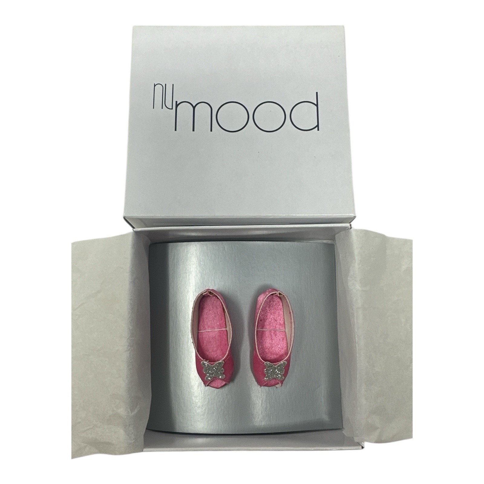 Nu Mood Flat Pink satin Ballet Style #3 for16\ Nu Mood Flat Pink satin Ballet Style #3 for16\