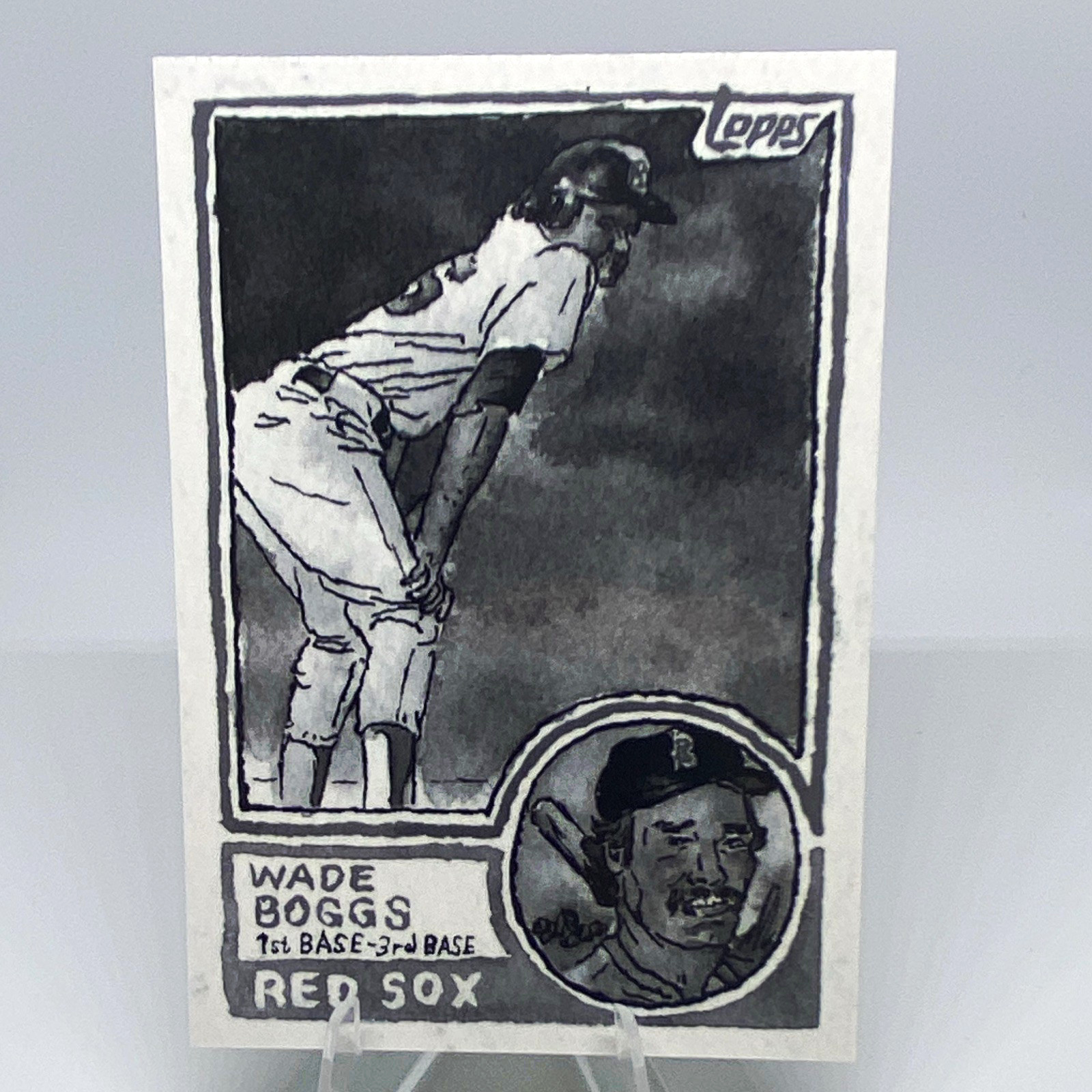 Rare Topps 2025 Shoebox Treasures 1983 Topps Wade Boggs #9 Red Sox /75 Rare Topps 2025 Shoebox Treasures 1983 Topps Wade Boggs #9 Red Sox /75
