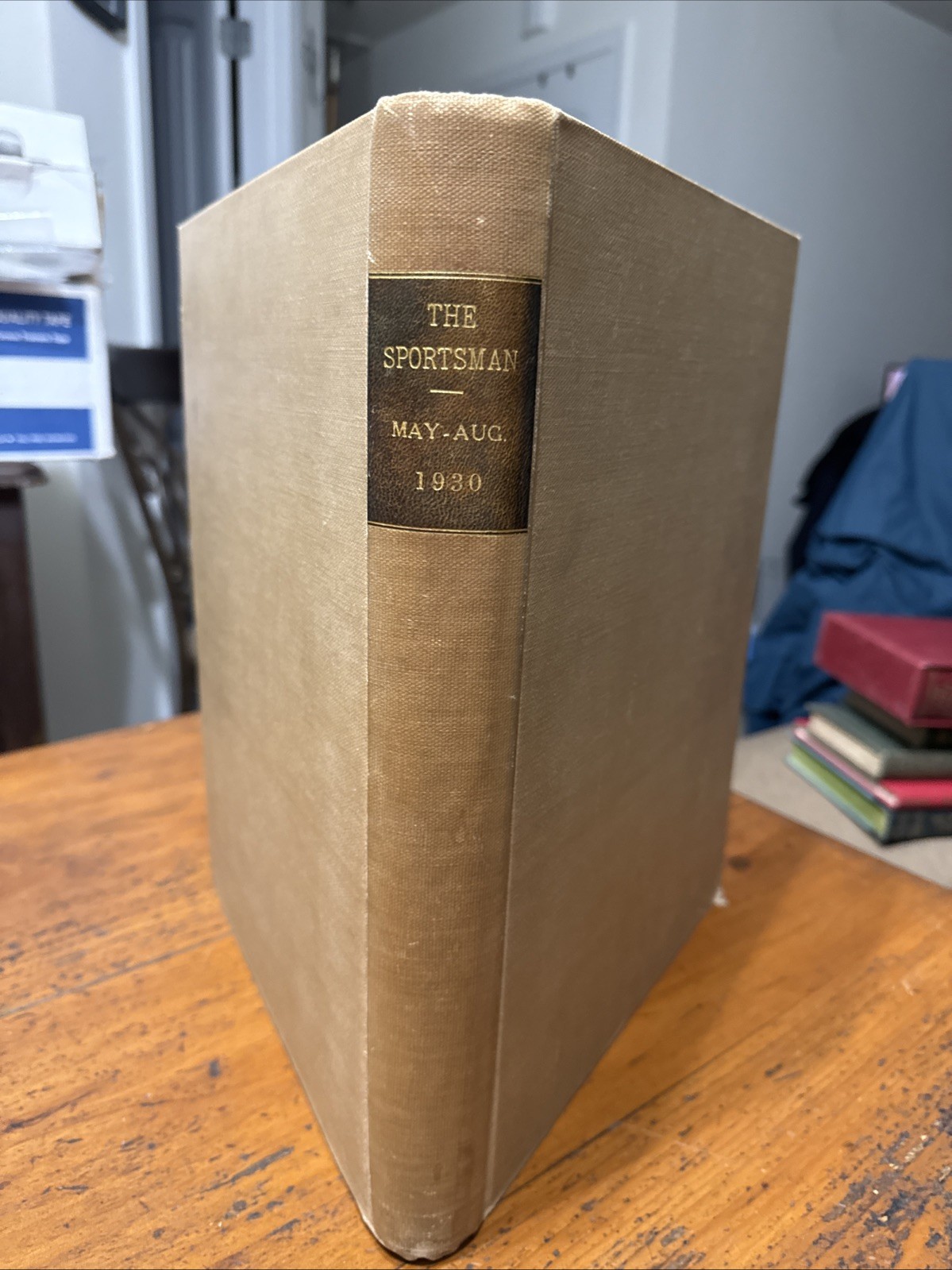 THE SPORTSMAN Magazine Complete Bound Volume VII 1930 May - Aug. 4 Issues NICE