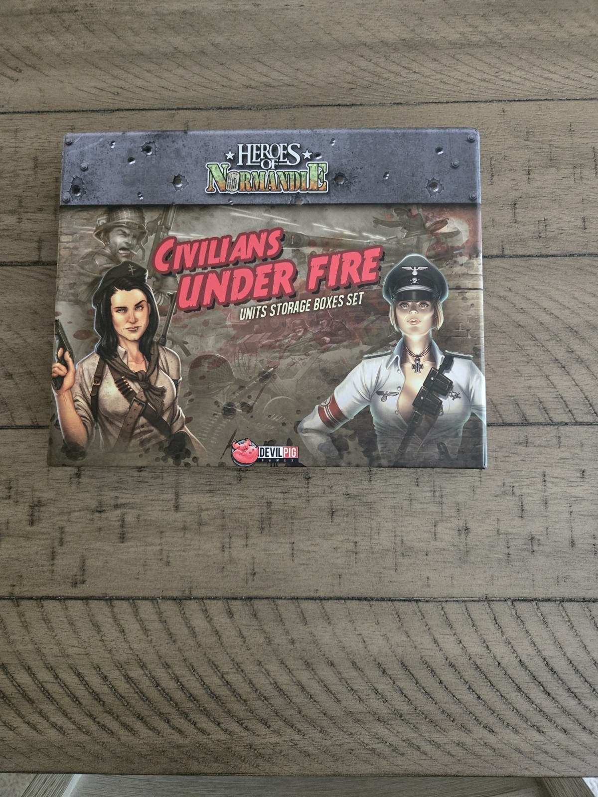 Devil Pig Card Game Civilians under Fire Units Storage Boxes Set & Expansion Devil Pig Card Game Civilians under Fire Units Storage Boxes Set & Expansion