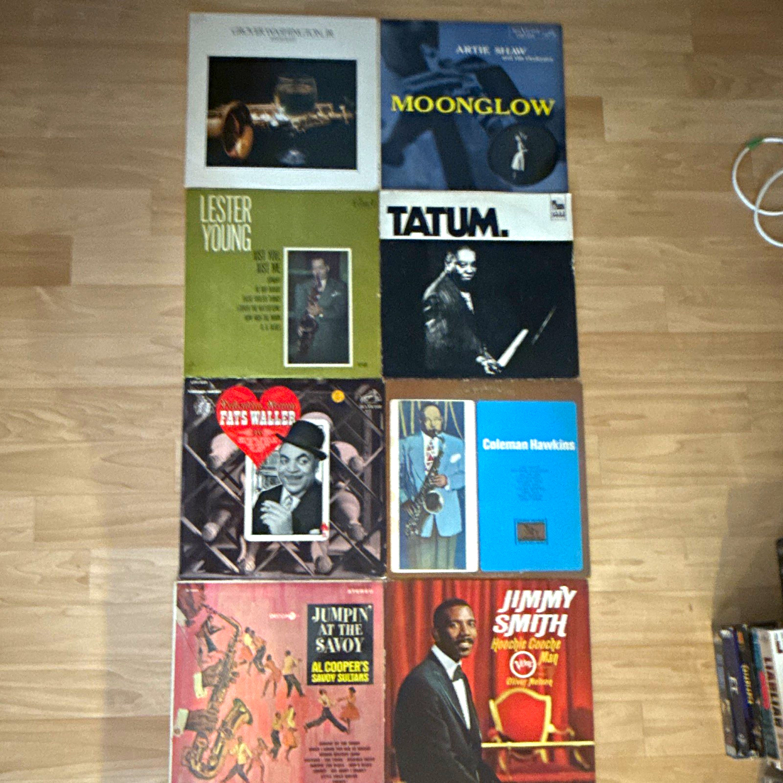 Jazz Vinyl Lot of 8 Records Grover Washington Jr, Artie Shaw, Jimmy Smith &more