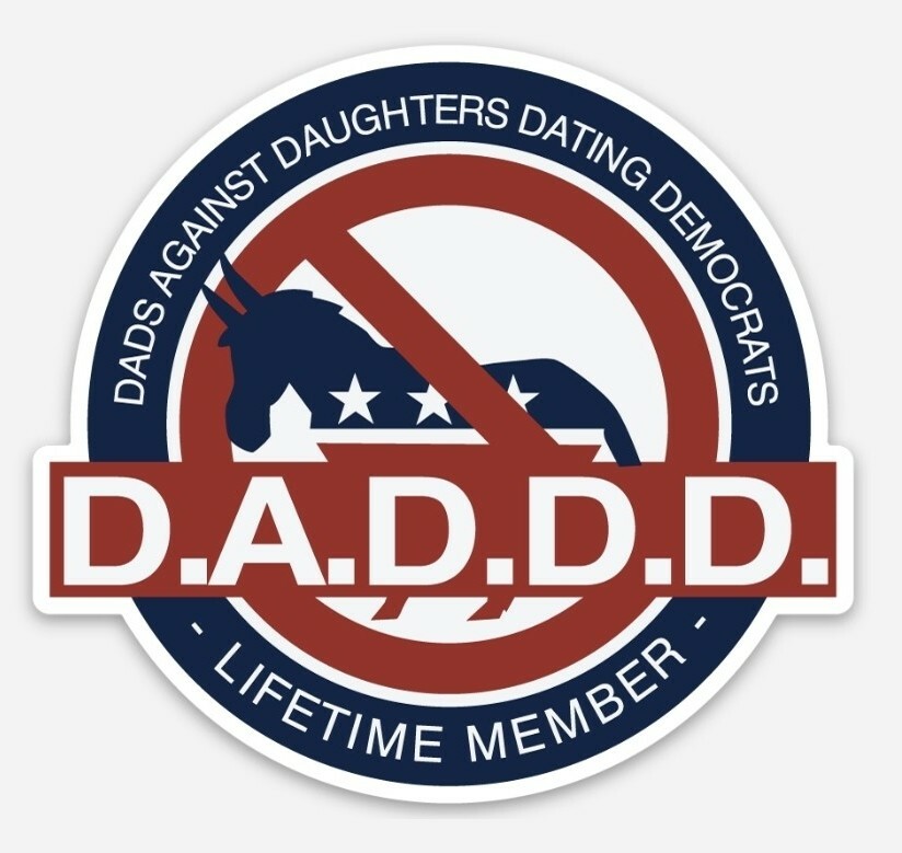 RARE ANTI DEMOCRAT kitchen MAGNET 🧲  PERFECT FOR FATHERS DAY 