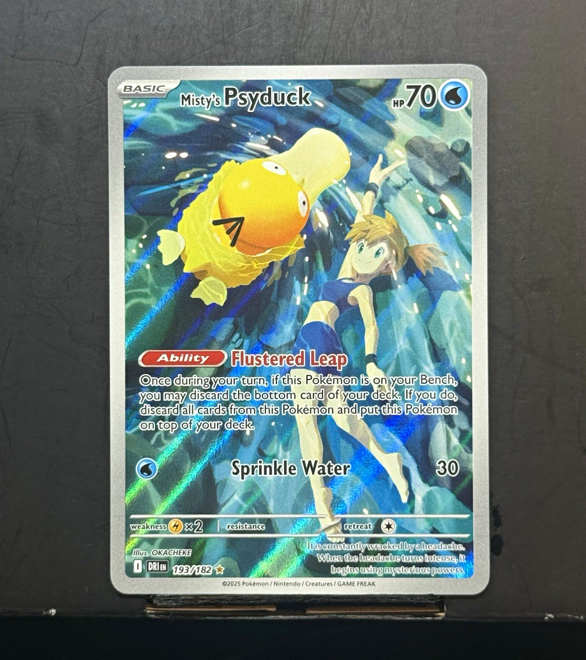 The Pokémon Company Misty\'s Psyduck 193/182 Sv10 IR Holo Eng HP70 Full Art The Pokémon Company Misty\'s Psyduck 193/182 Sv10 IR Holo Eng HP70 Full Art
