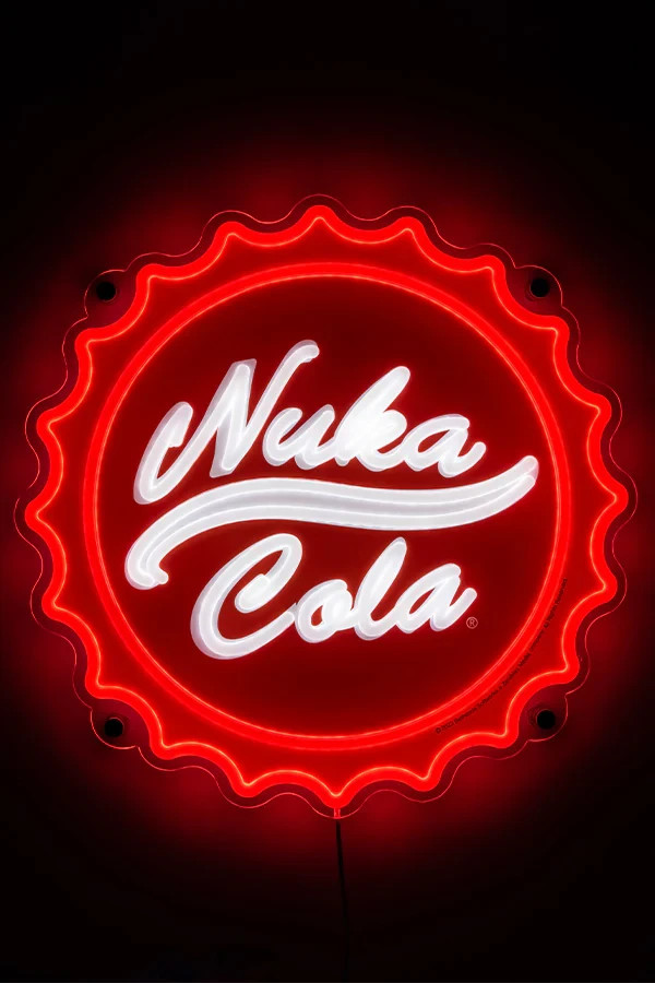 Fallout Enjoy Nuka Cola LED Wall Art Bottle Cap Light Up Official Sold Out NEW