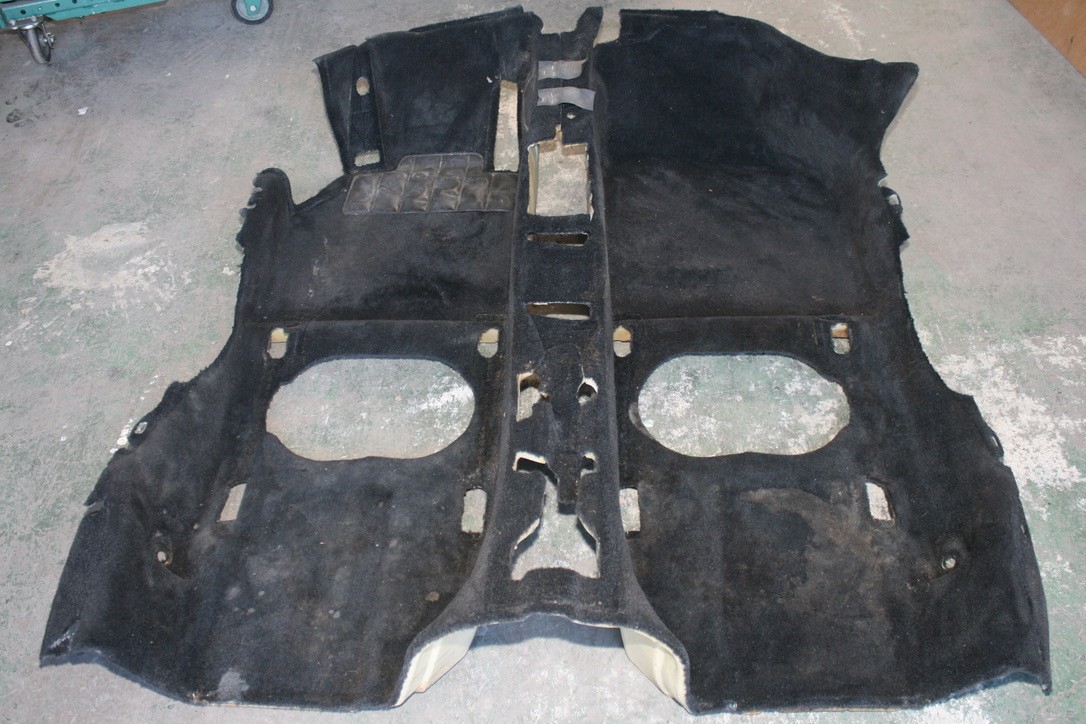 1999-2005 Porsche 996 911 Coupe Main Interior Floor Carpet Carpeting Black