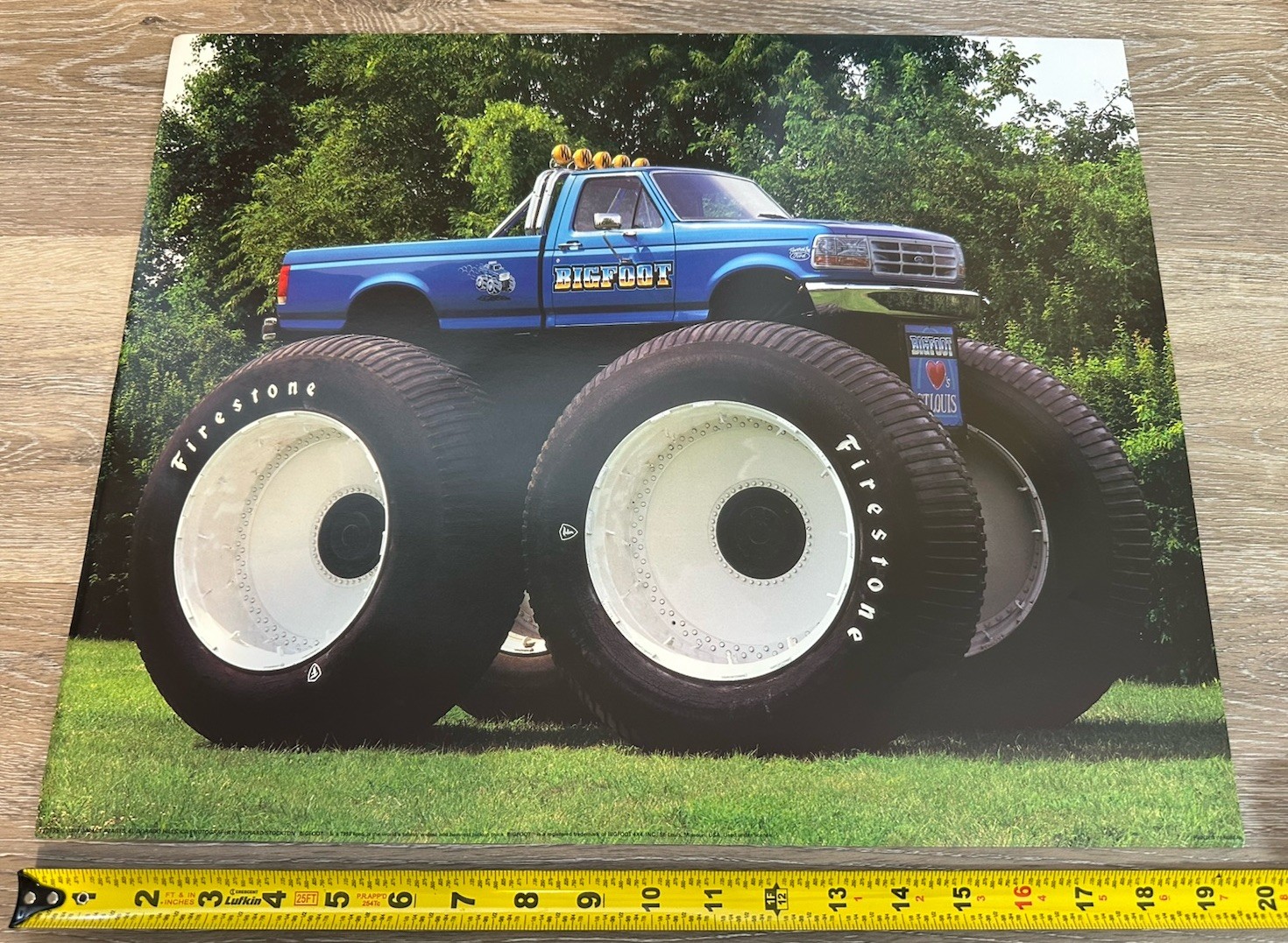 VINTAGE BIGFOOT 4x4 FORD MONSTER TRUCK POSTER #12B (16\