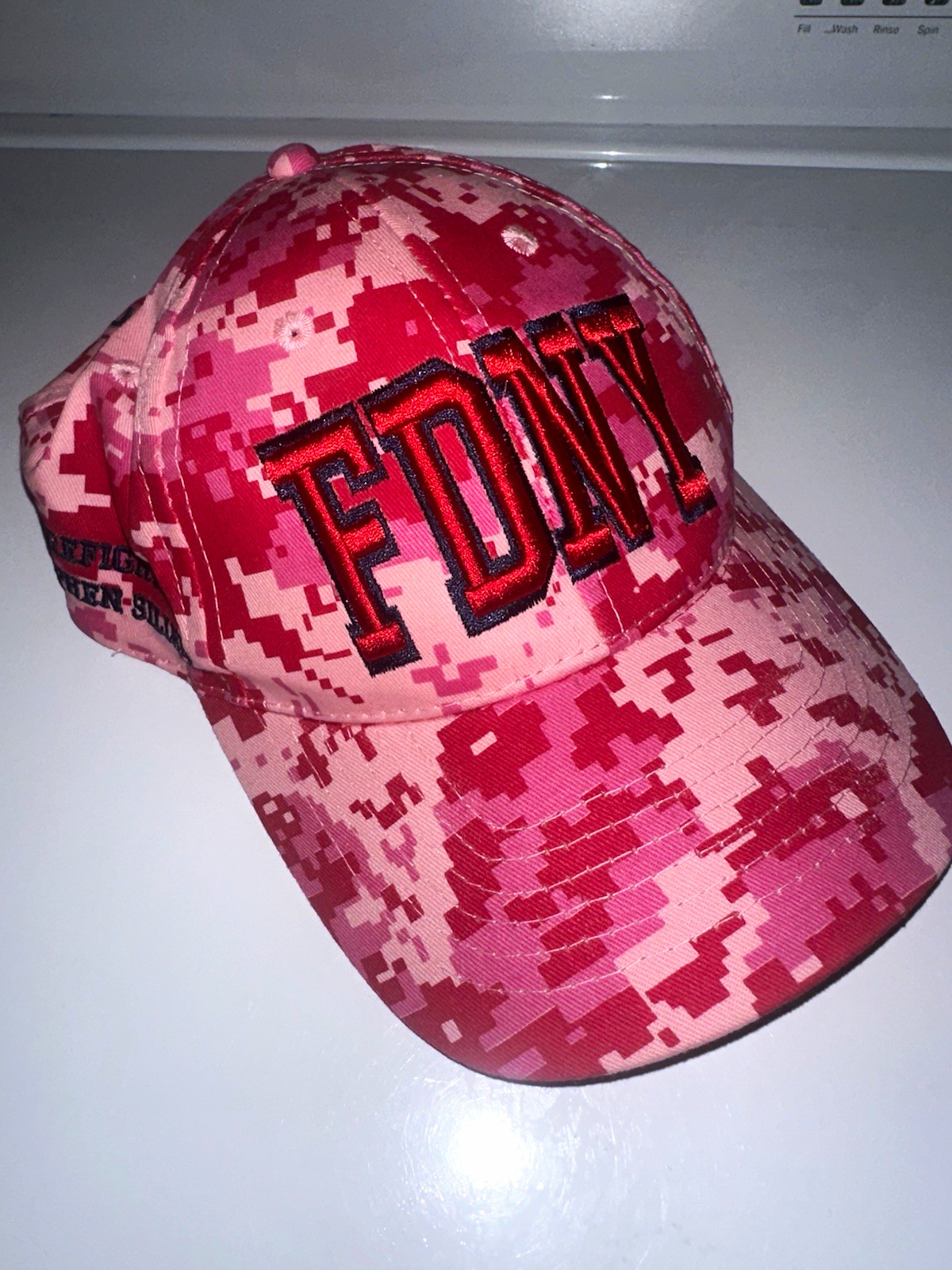 Tunnel To Towers FDNY 343 9/11 Stephen Siller Pink Camo Memorial Hat Rare