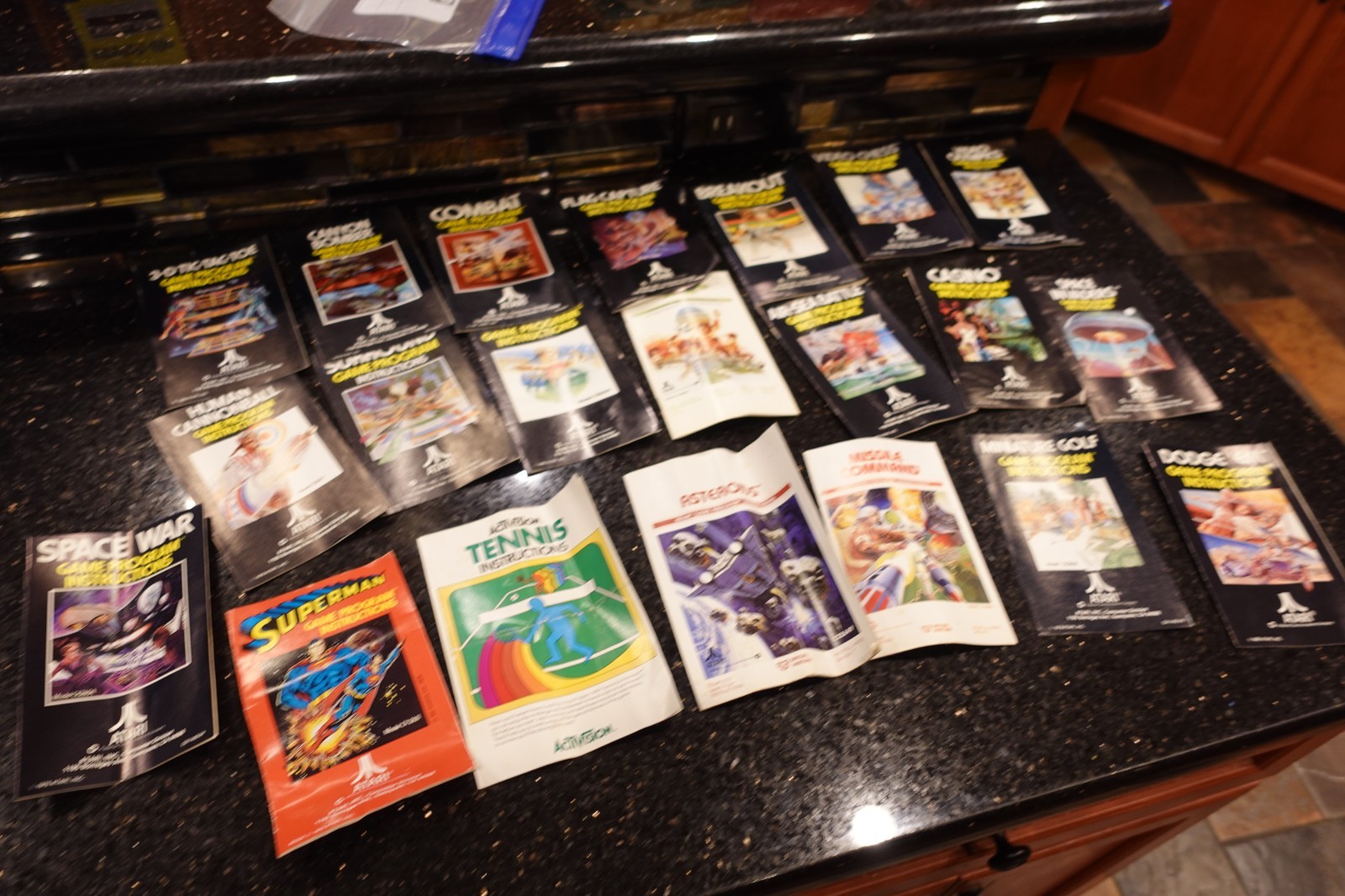 21 Vintage Atari 2600 Video Game Computer TV arcade Console system MANUALS  A13