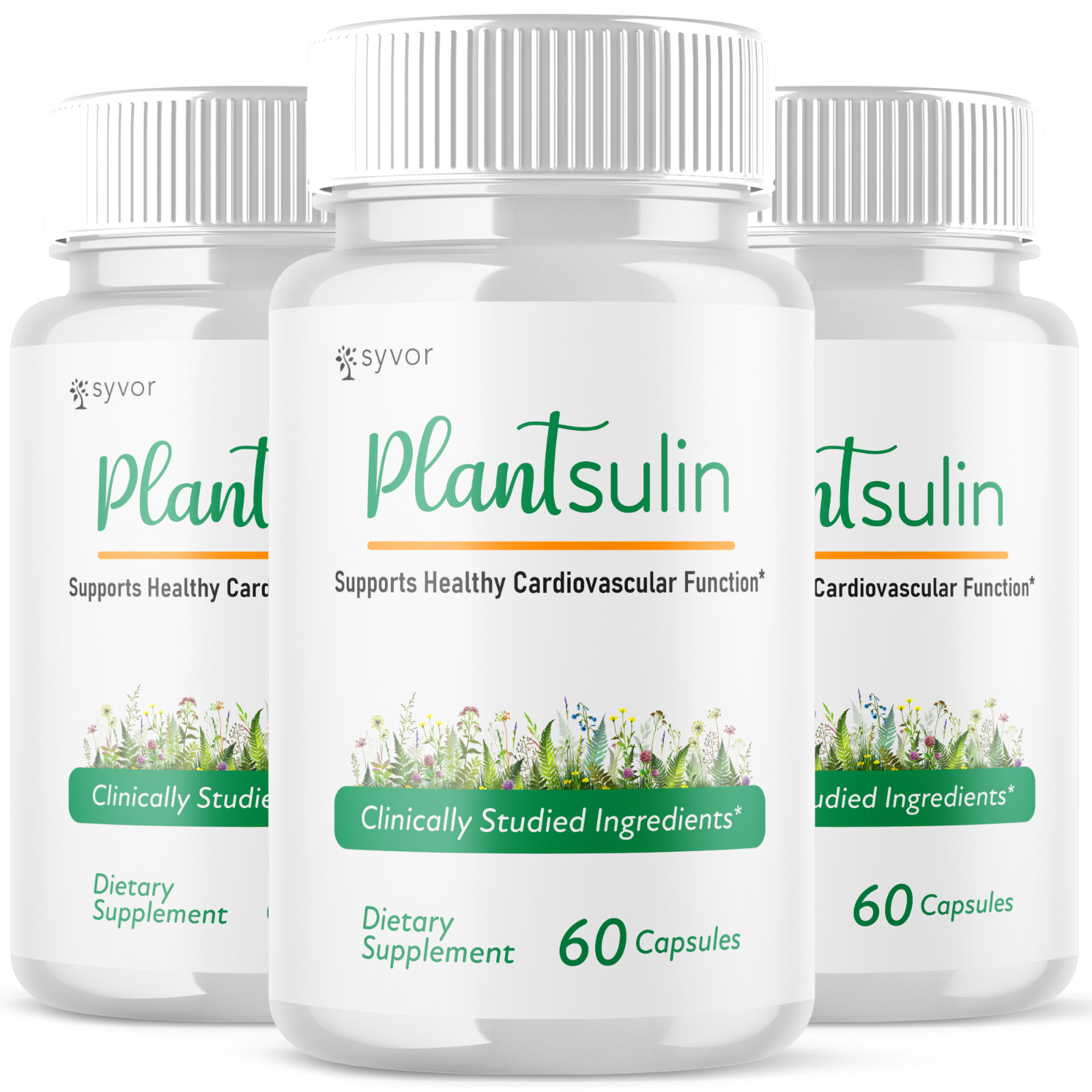 (3 Pack) Plantsulin Supports Healthy Cardiovascular Function Pill (180 Capsules) (3 Pack) Plantsulin Supports Healthy Cardiovascular Function Pill (180 Capsules)