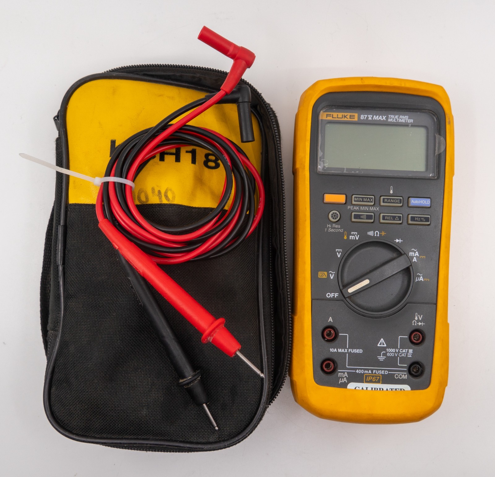 Fluke 87V MAX Heavy Duty IP67 True-RMS Digital Multimeter CAT IV 1000V