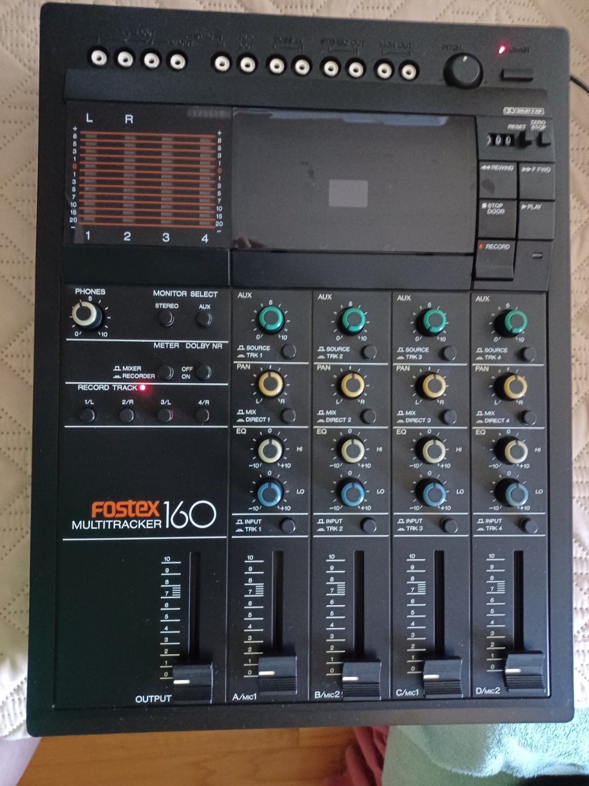 Vintage Fostex Multitracker 160 4-Track Cassette Recorder Mixer