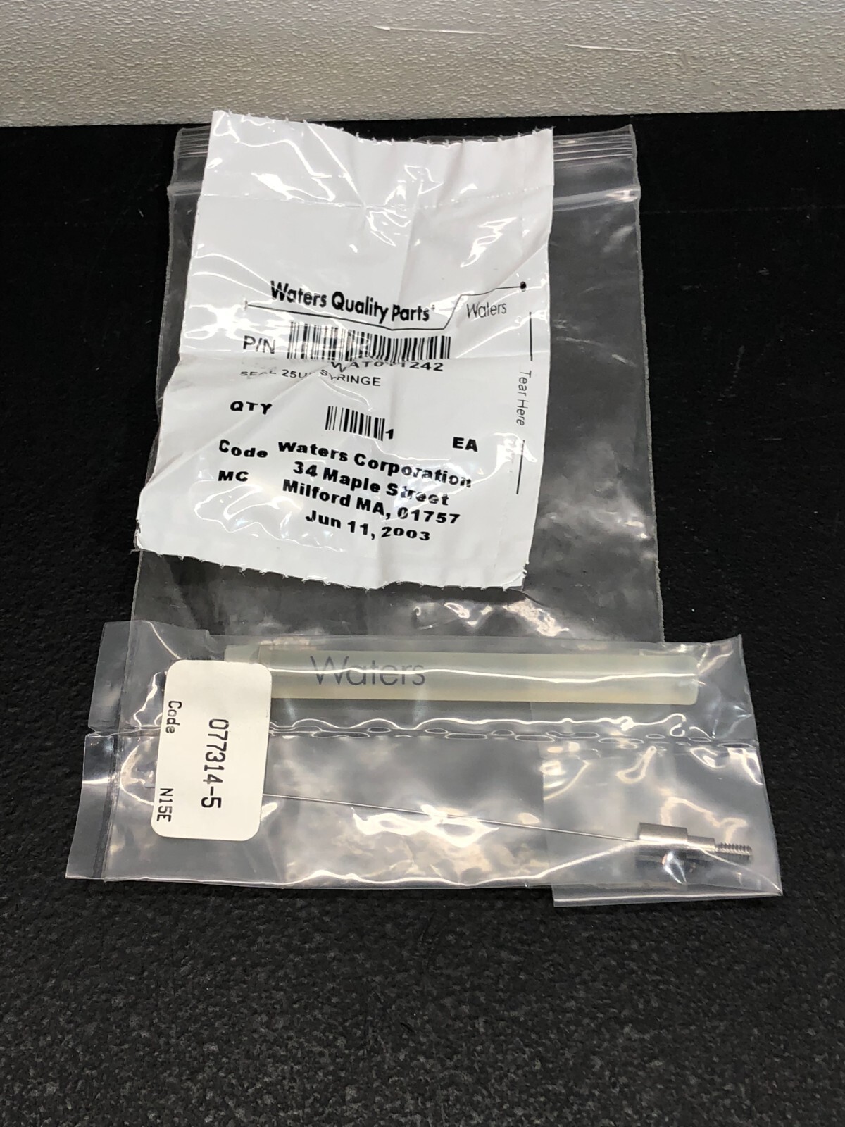 Waters PN 077314-5 Seal 25UL Syringe WAT011242 Autosampler