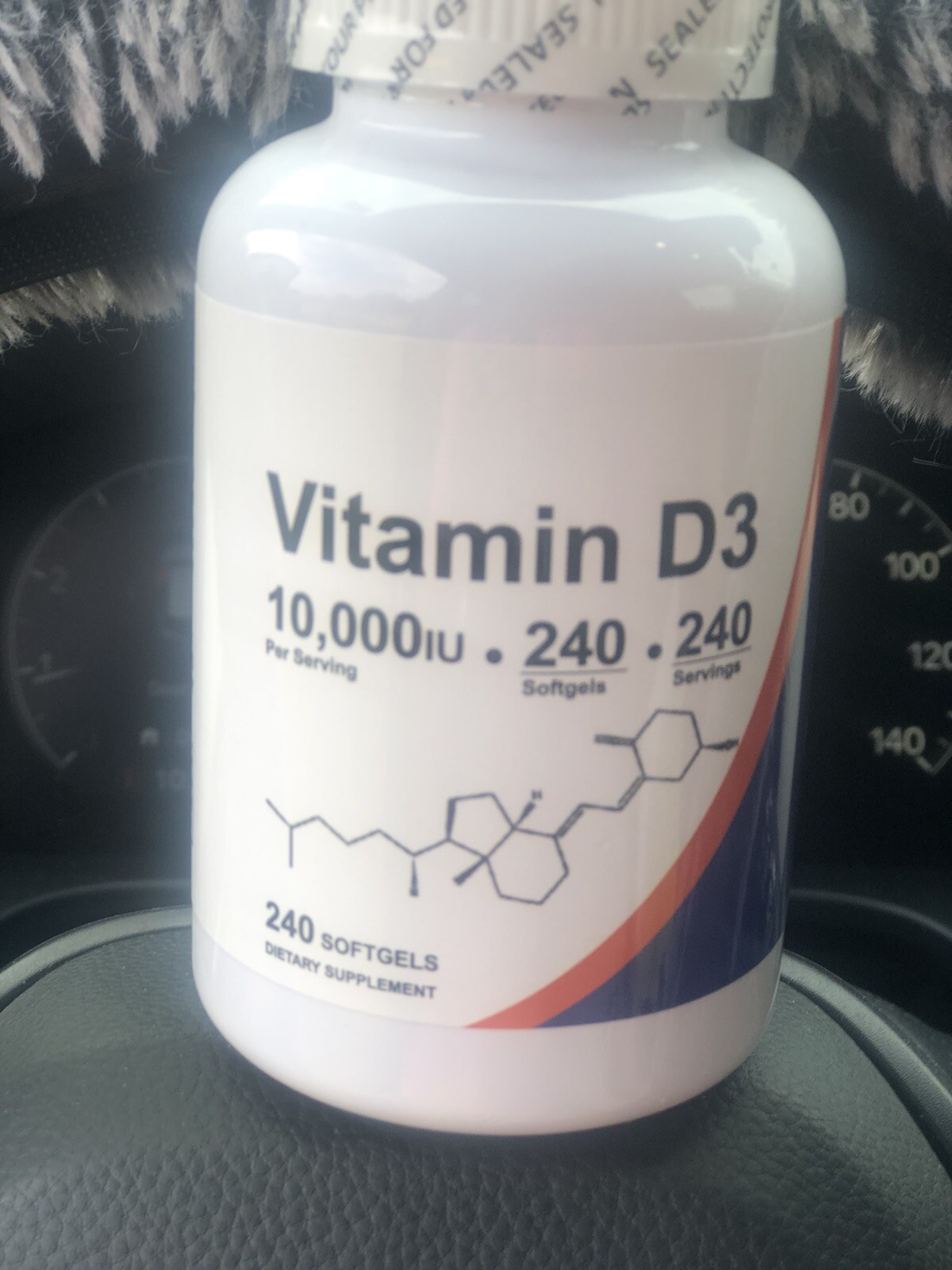 Vitamin D3 10,000 IU Vitamin Supplement - 240 Softgels