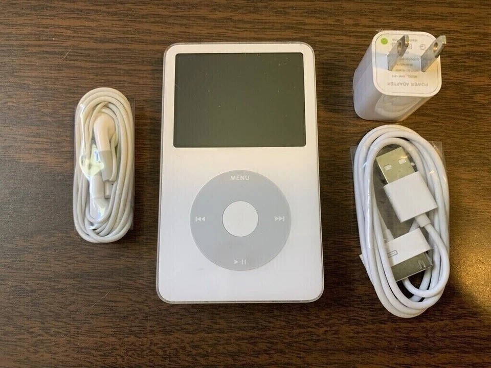 WHITE Apple iPod Video Classic 5th Generation 30GB New Battery MP3 Players Test