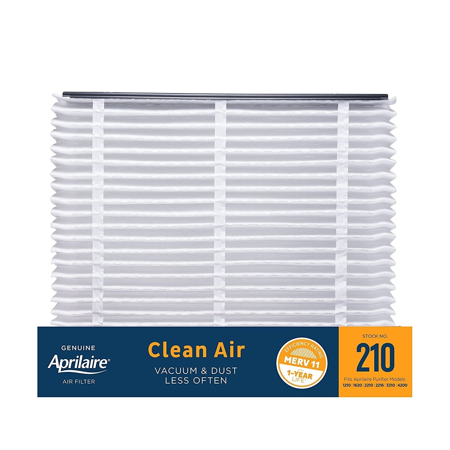 Genuine AprilAire 210 Clean Air Filter MERV 11 Models 1210, 1620, 2210 and More Genuine AprilAire 210 Clean Air Filter MERV 11 Models 1210, 1620, 2210 and More