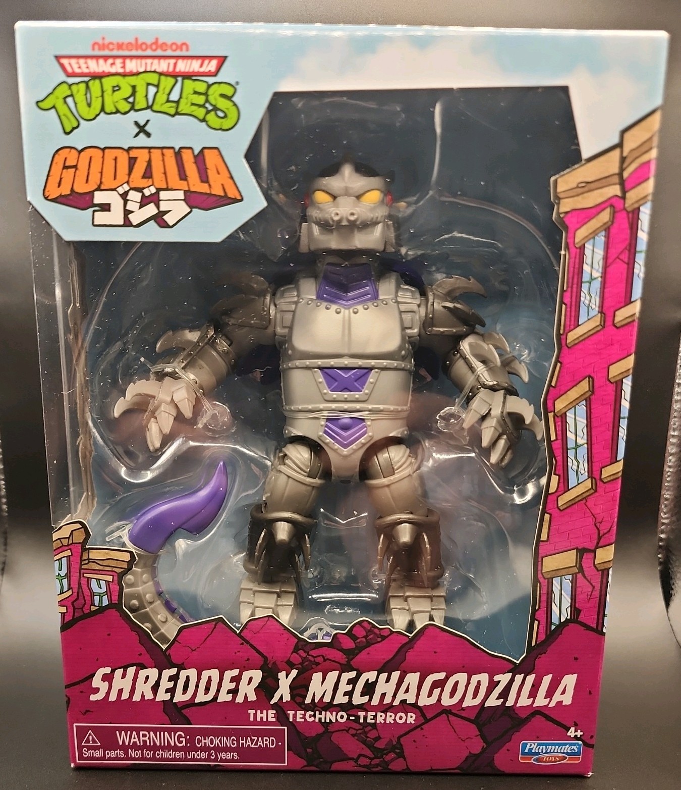 Playmates Toys TMNT x Godzilla Shredder Mechagodzilla Action Figure 1:1200 Playmates Toys TMNT x Godzilla Shredder Mechagodzilla Action Figure 1:1200