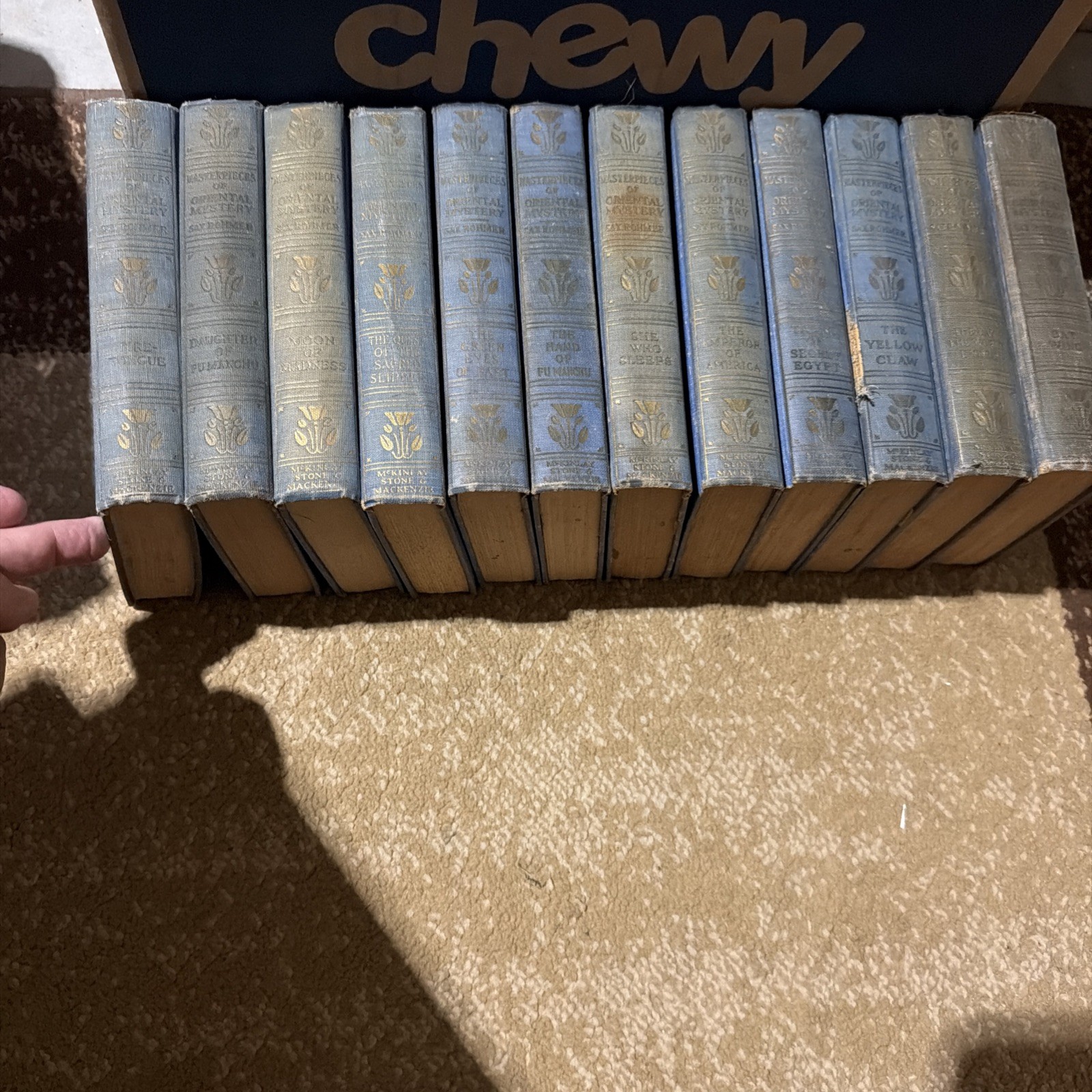 Set Of 12 Antique Masterpieces of Oriental Mystery Books  McKinlay, Stone Macken