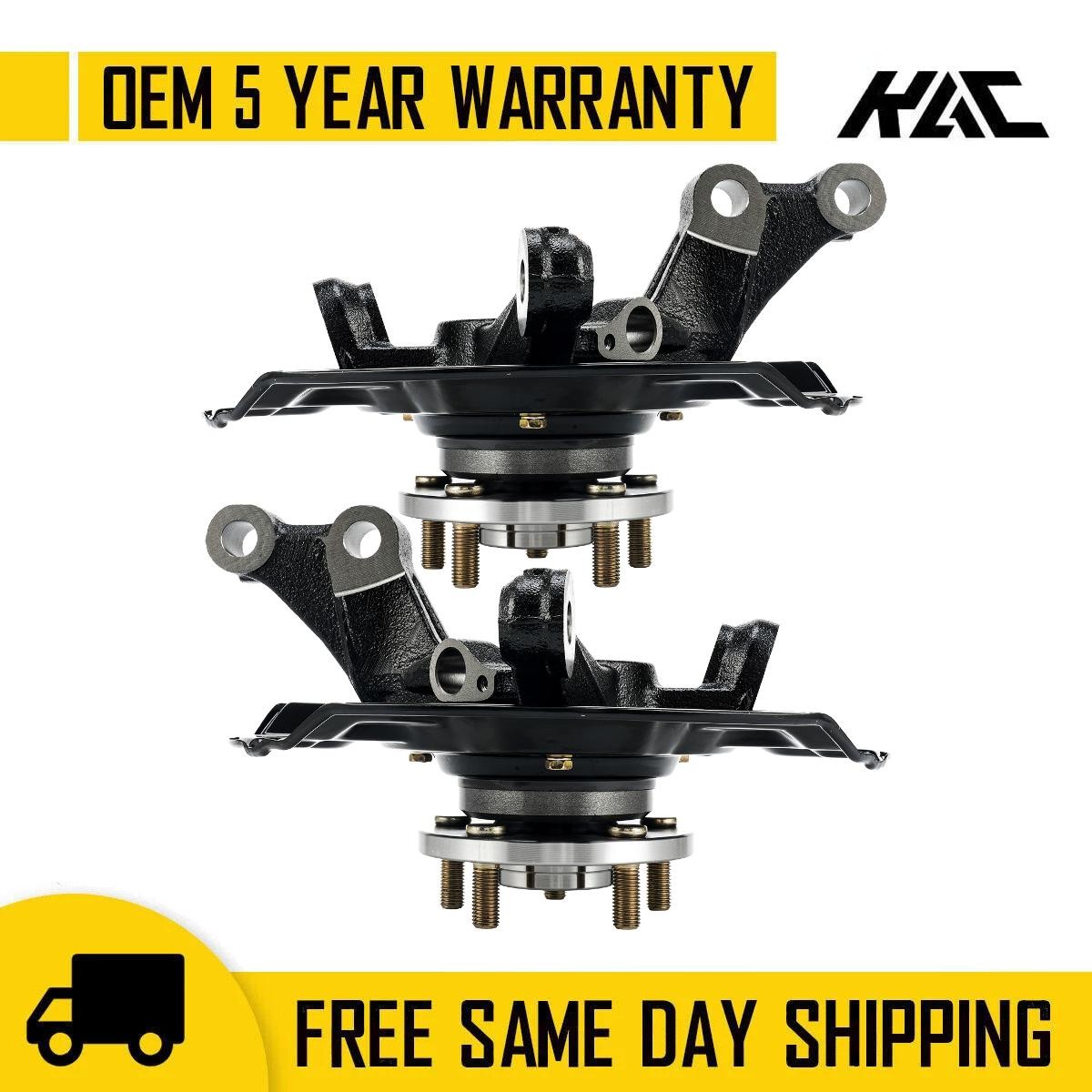 Both Front Steering Knuckle Wheel Hub Bearing Fit For 03-06 07-08 Toyota Matrix
